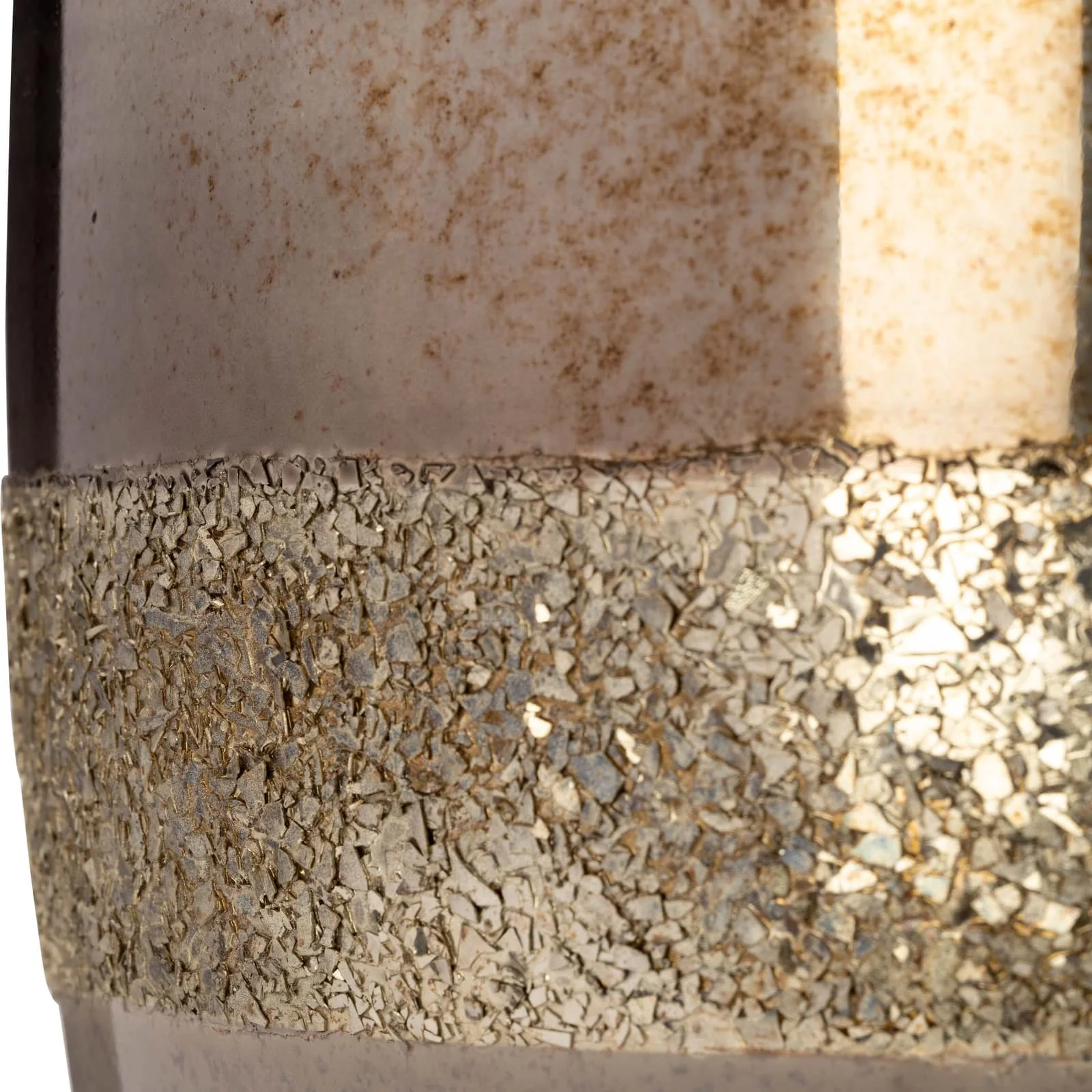 Glass, 20" Metallic Vase, Champagne - Image 6
