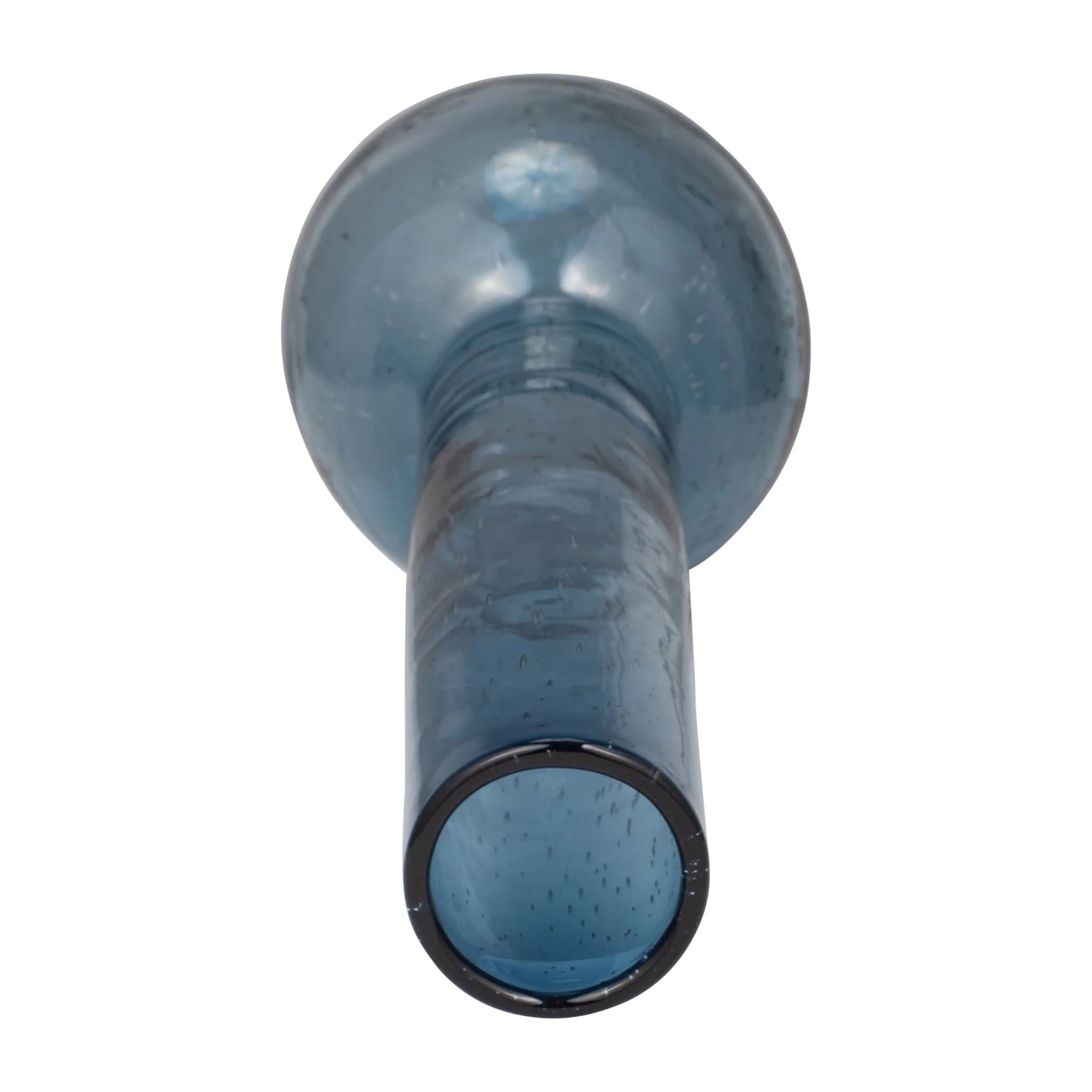 Glass, 20" Vase Blue - Image 6