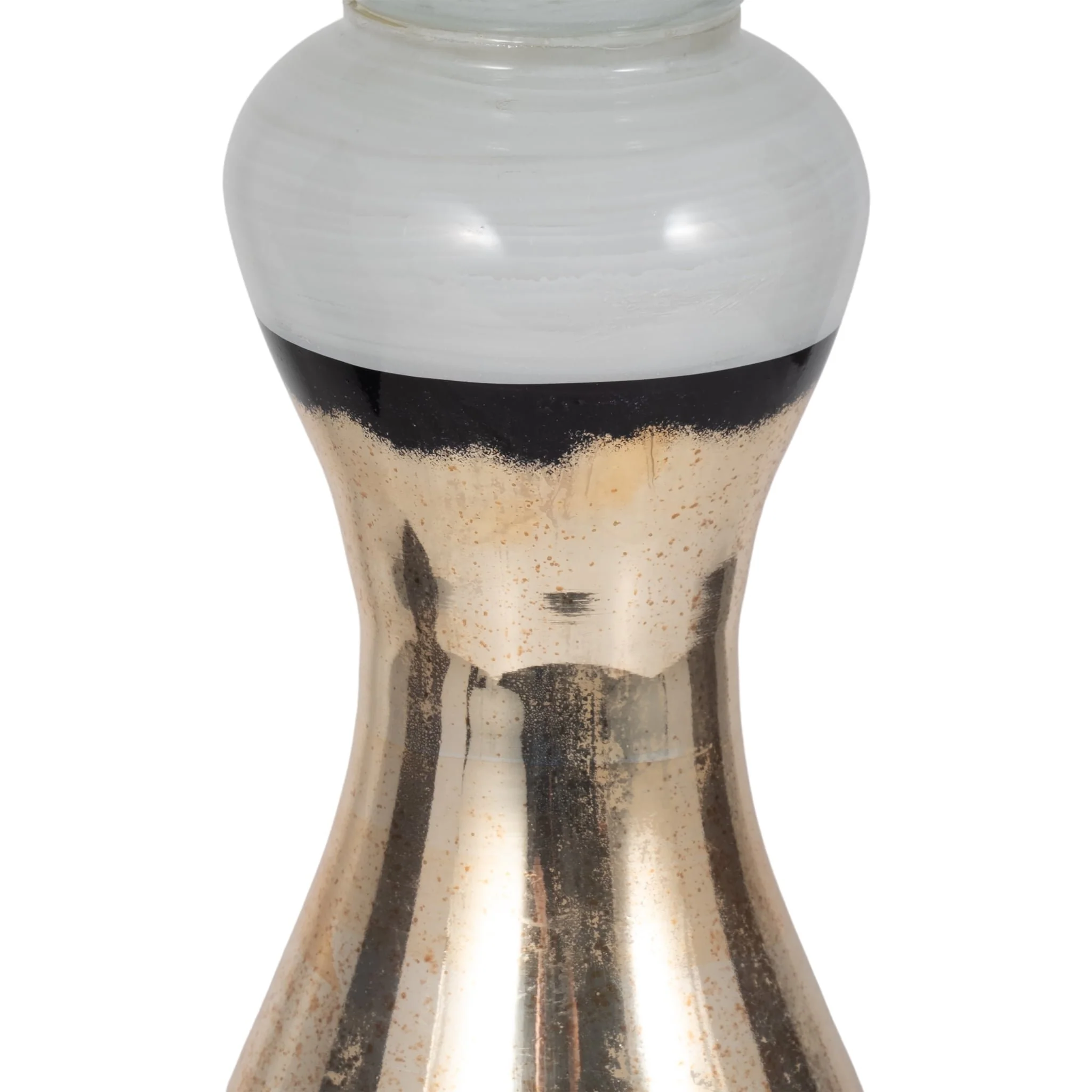 Glass, 23" Candle Holder, White - Image 4