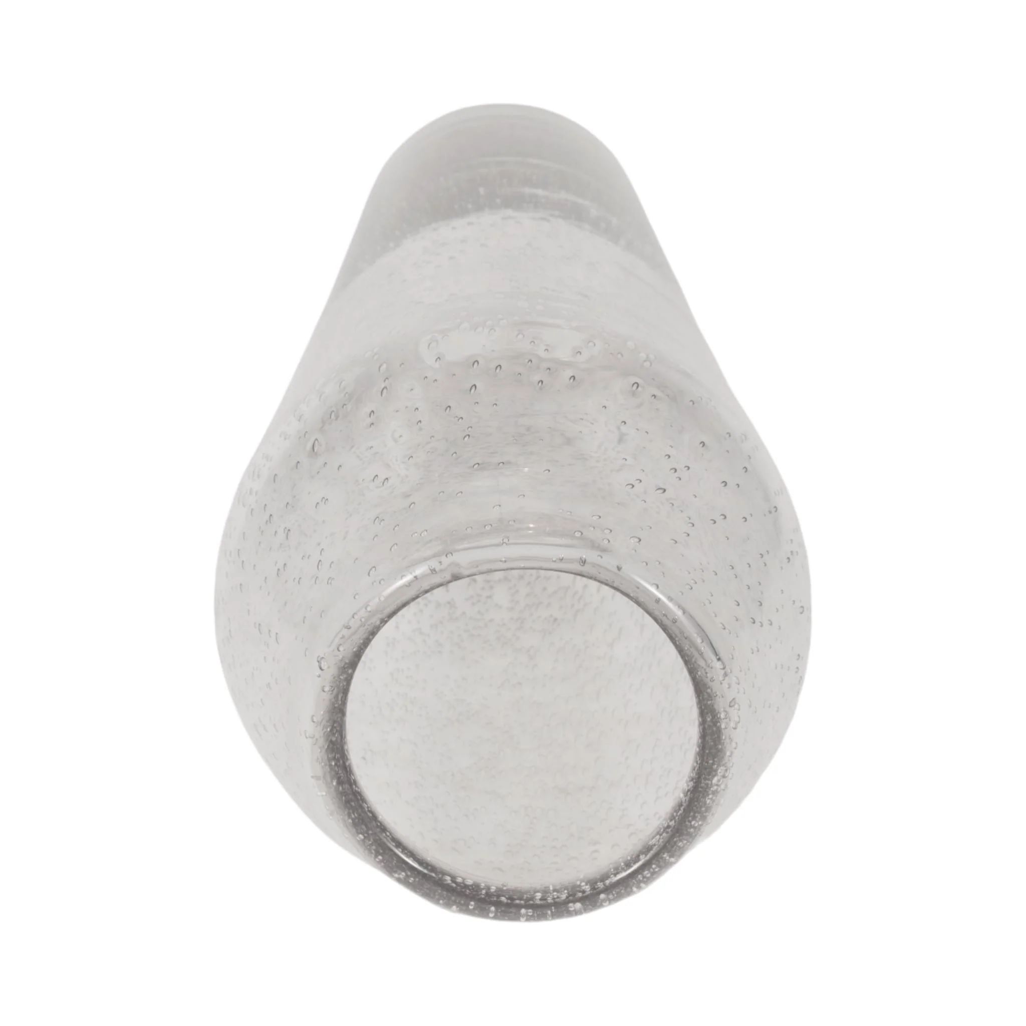 Glass, 23" Floor Vase Bubble Clear - Image 6