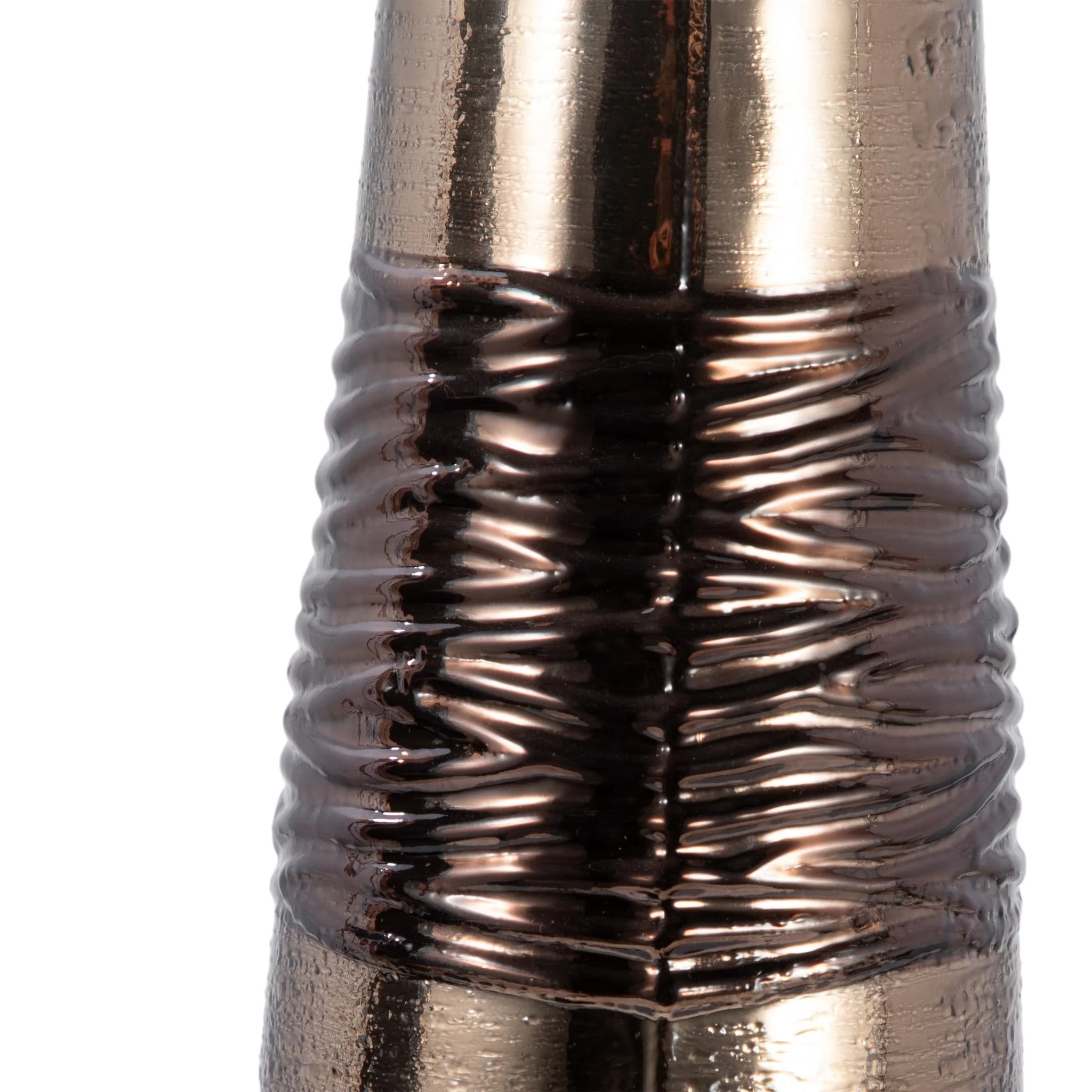 Glass, 24" Pillar Holder, Bronze - Image 5