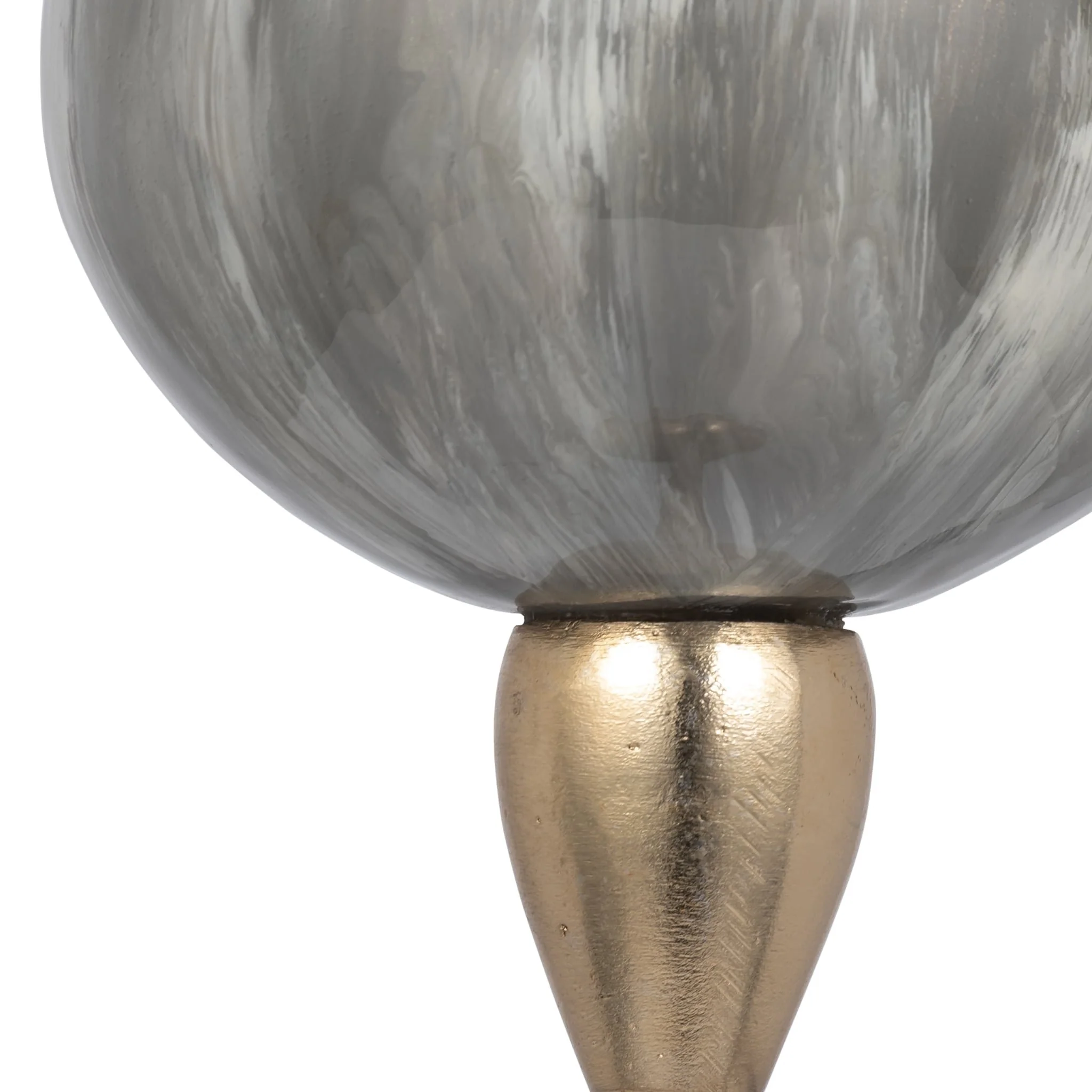 Glass, 24"h Tealight Holder, Wickhom Gray - Image 3