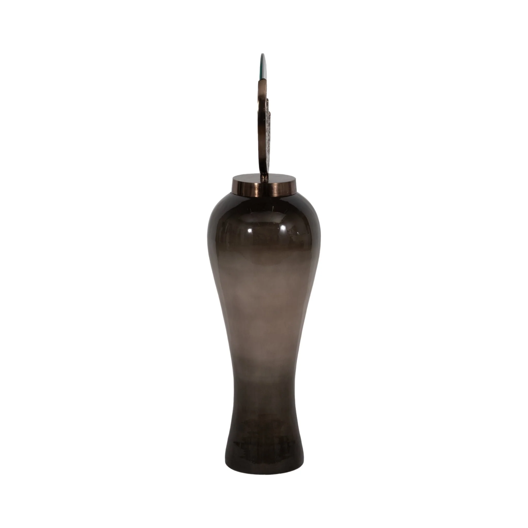 Glass, 44" Mid-century Floor Vase, Multi, Kd - Image 3