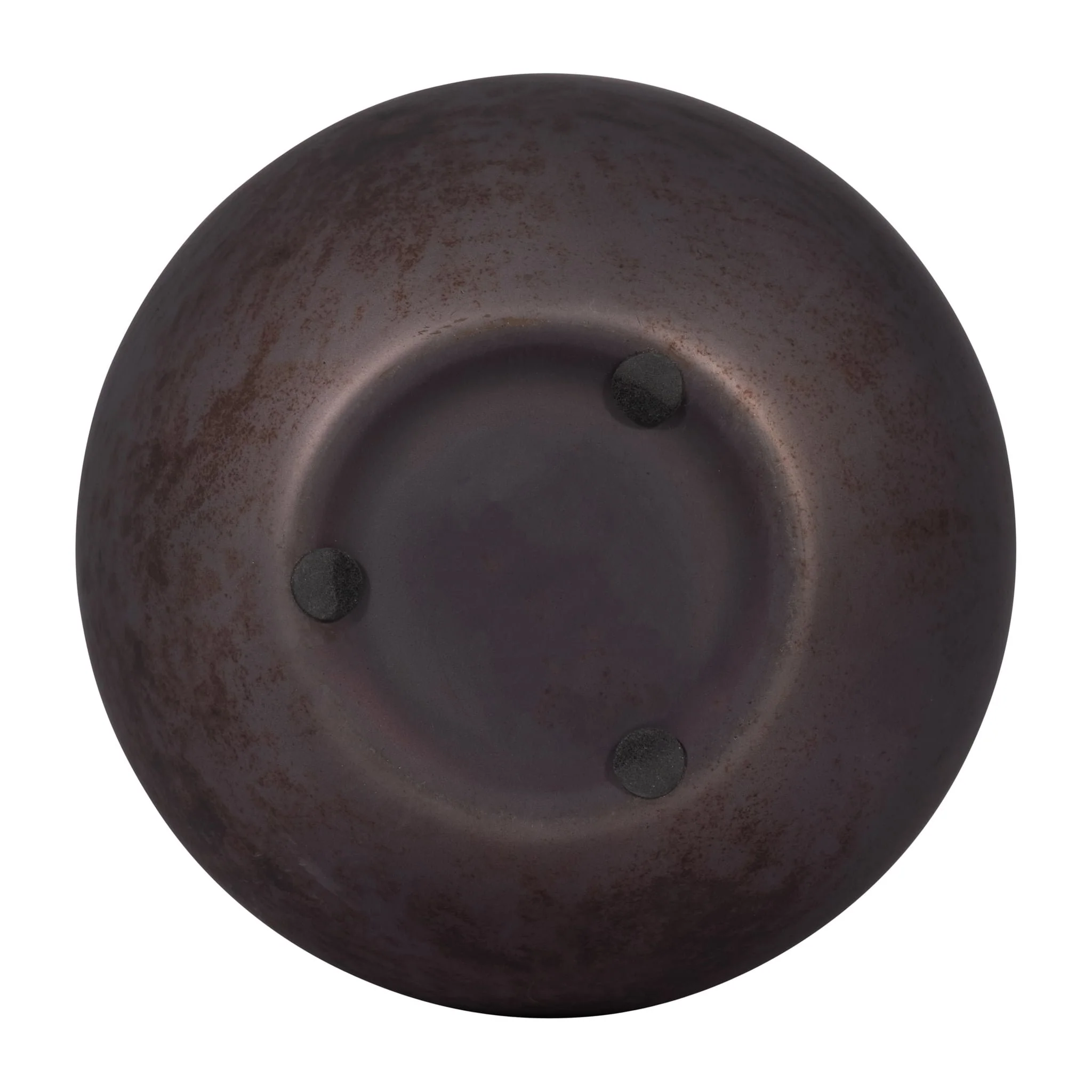 Glass,8",oval Hurricane,charred Coal/gold - Image 7