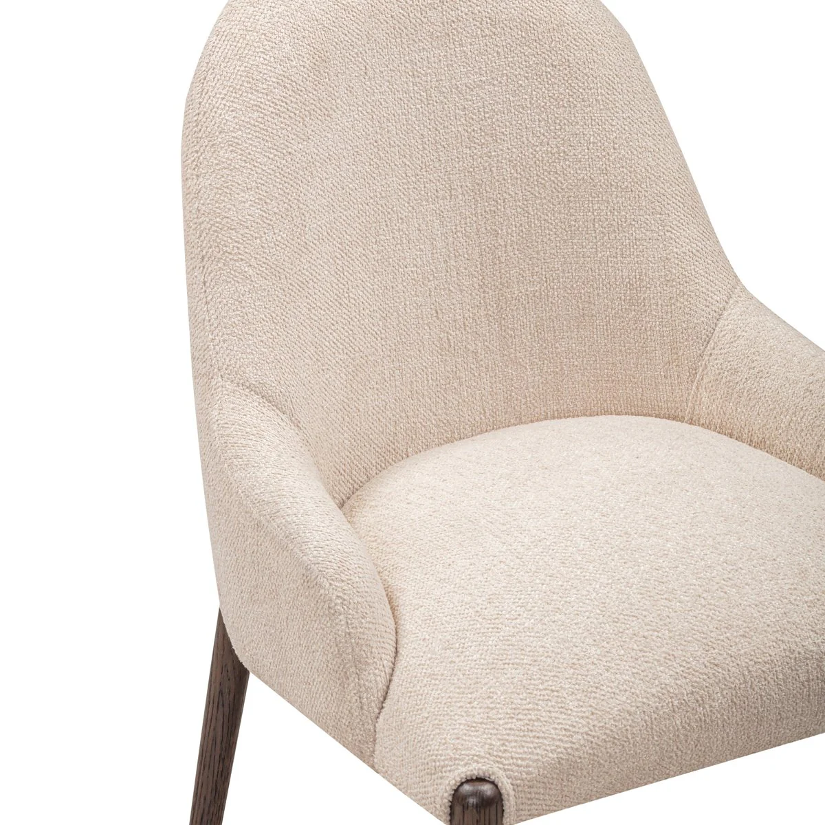 Glendale Natural Chenille Dining Chair - Image 5