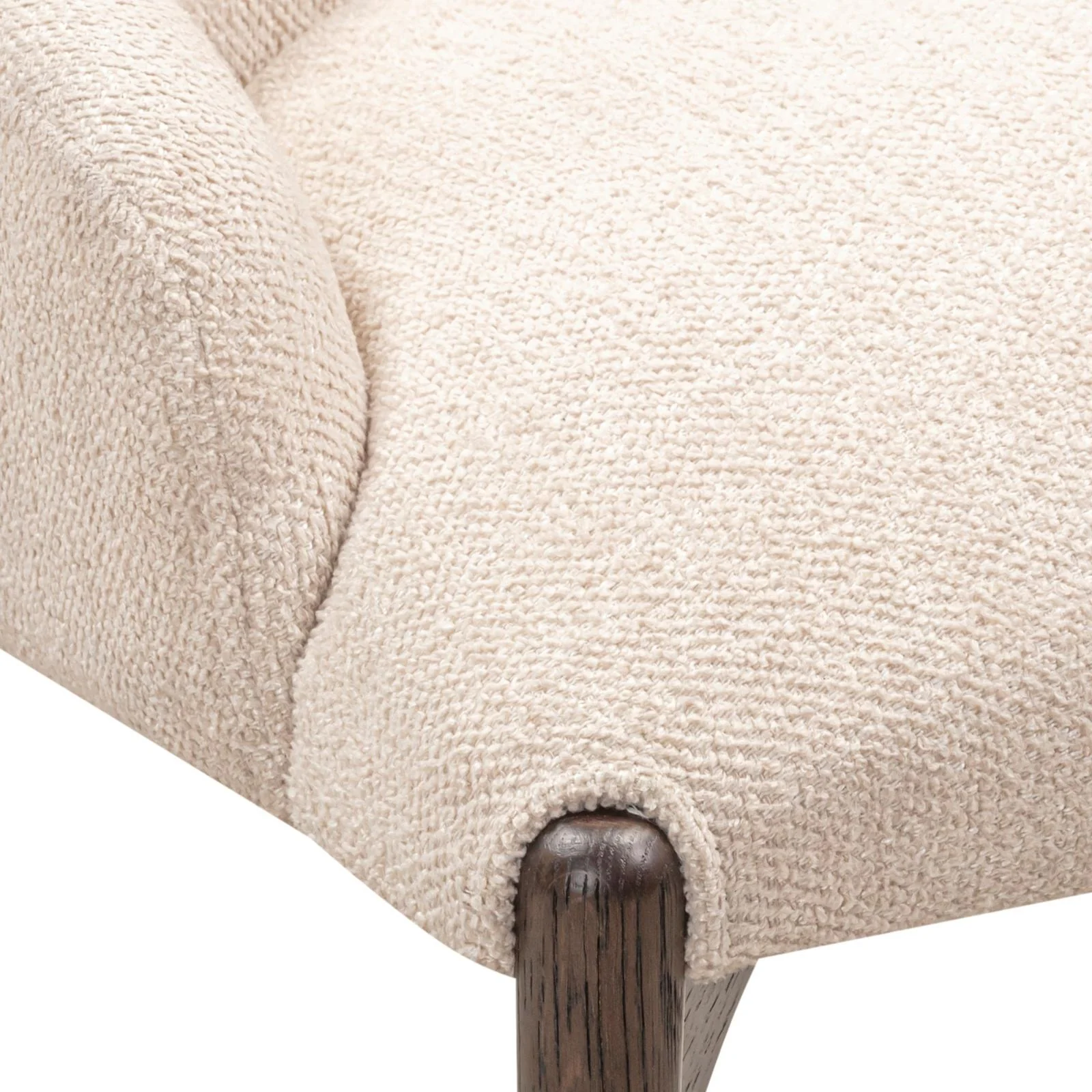 Glendale Natural Chenille Dining Chair - Image 6