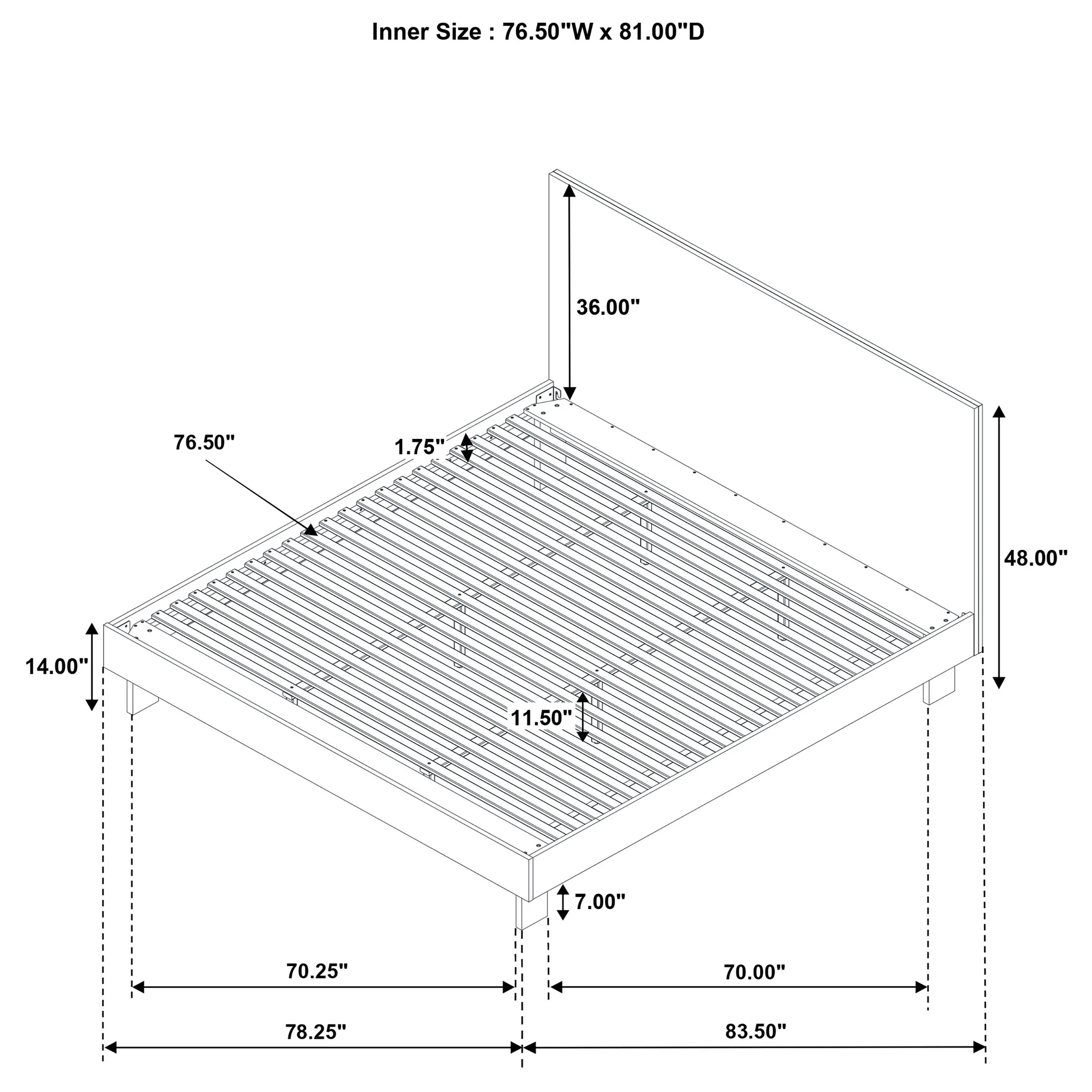 Glenwood Panel Platform Bed - Image 21