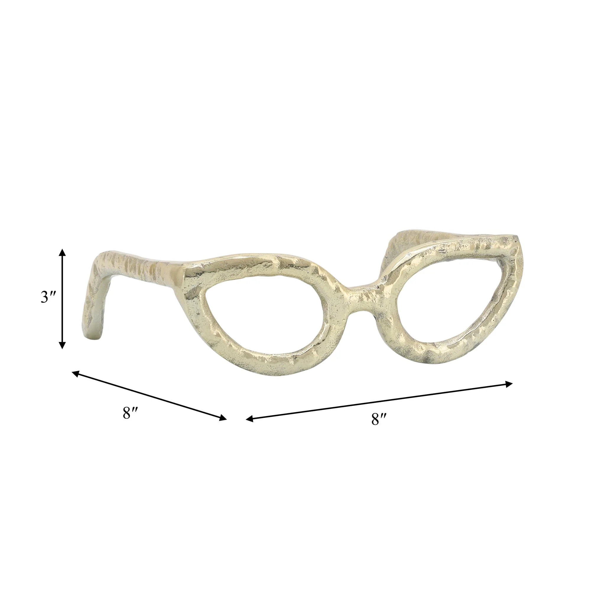 Gold Glasses Sculpture - Image 2