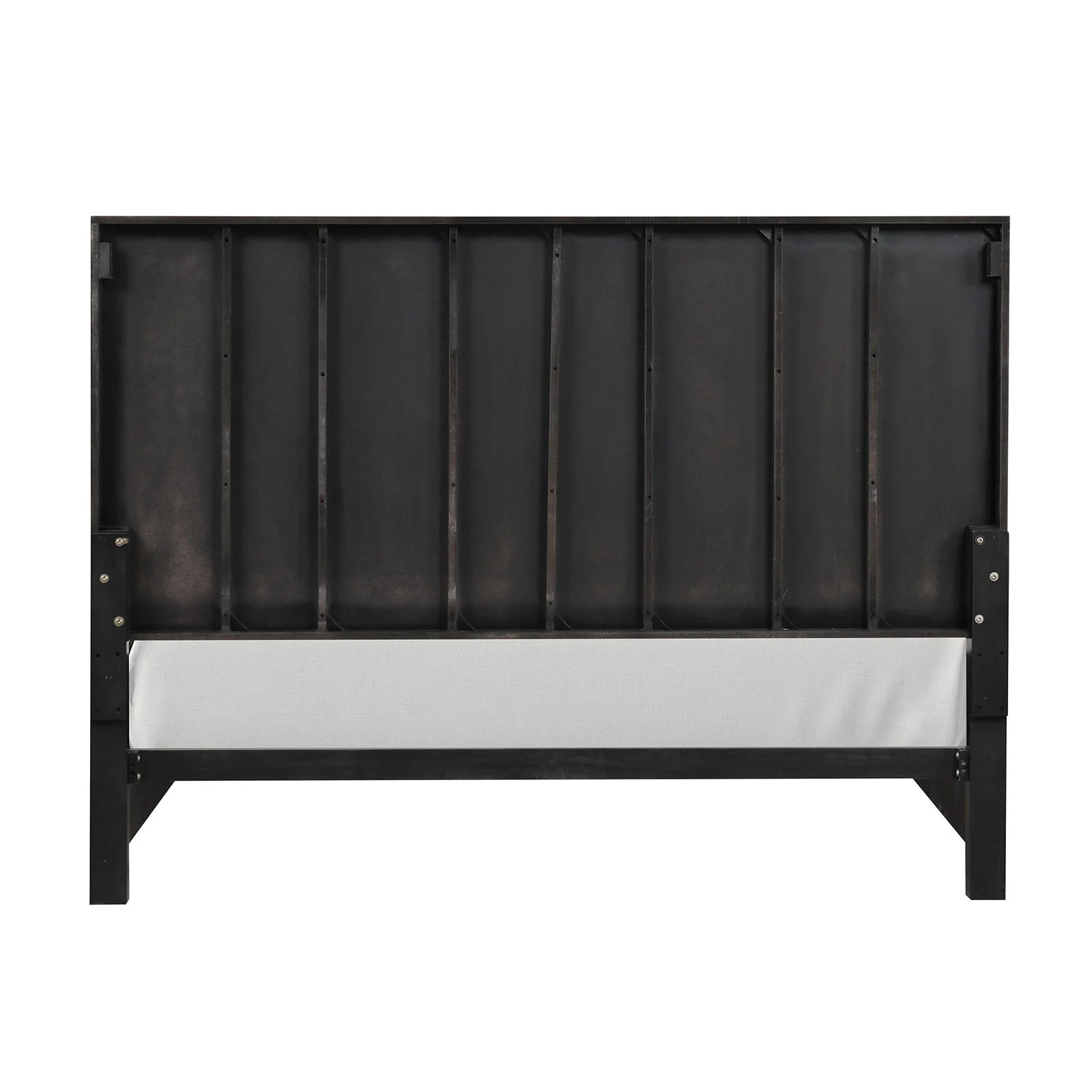 Goldsberg E.King Panel Bed, Black - Image 4