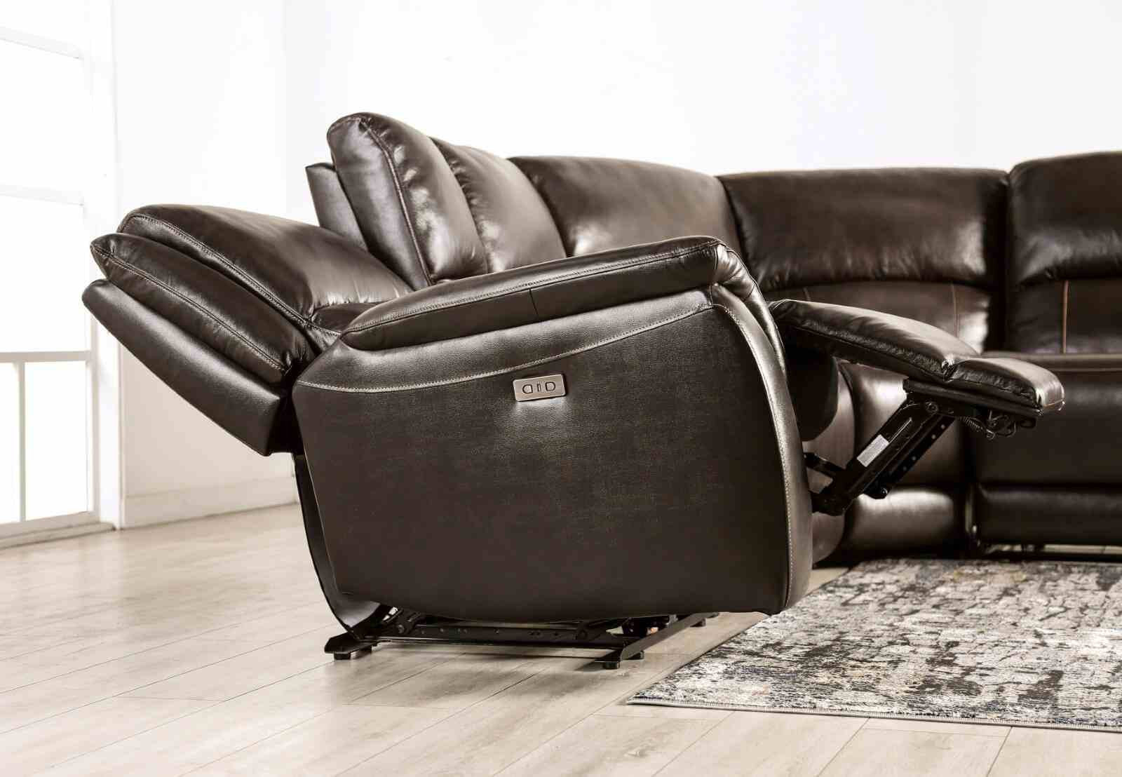 Gorgius Power Sectional, Espresso - Image 6