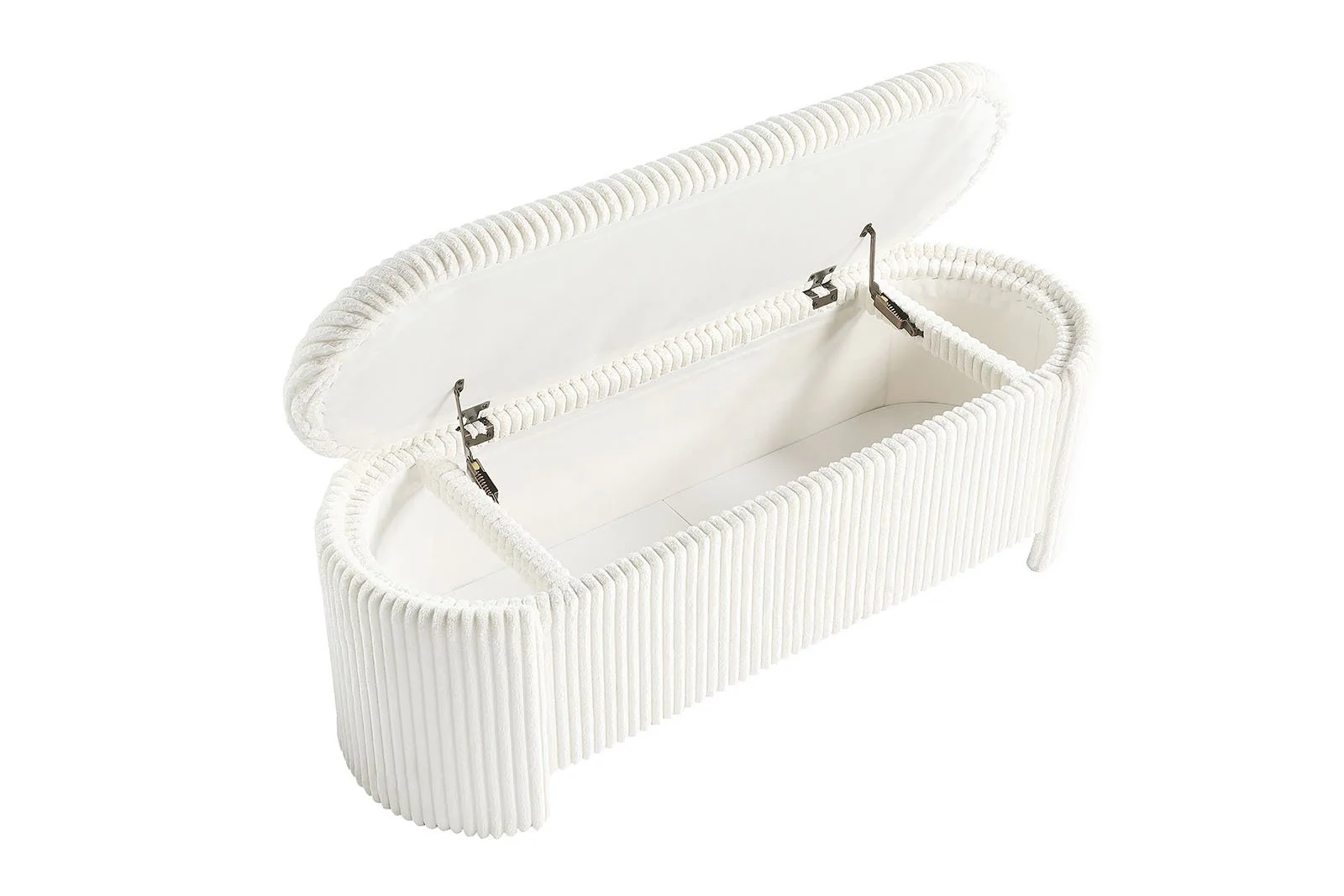 Grainne Storage Bench, White - Image 2