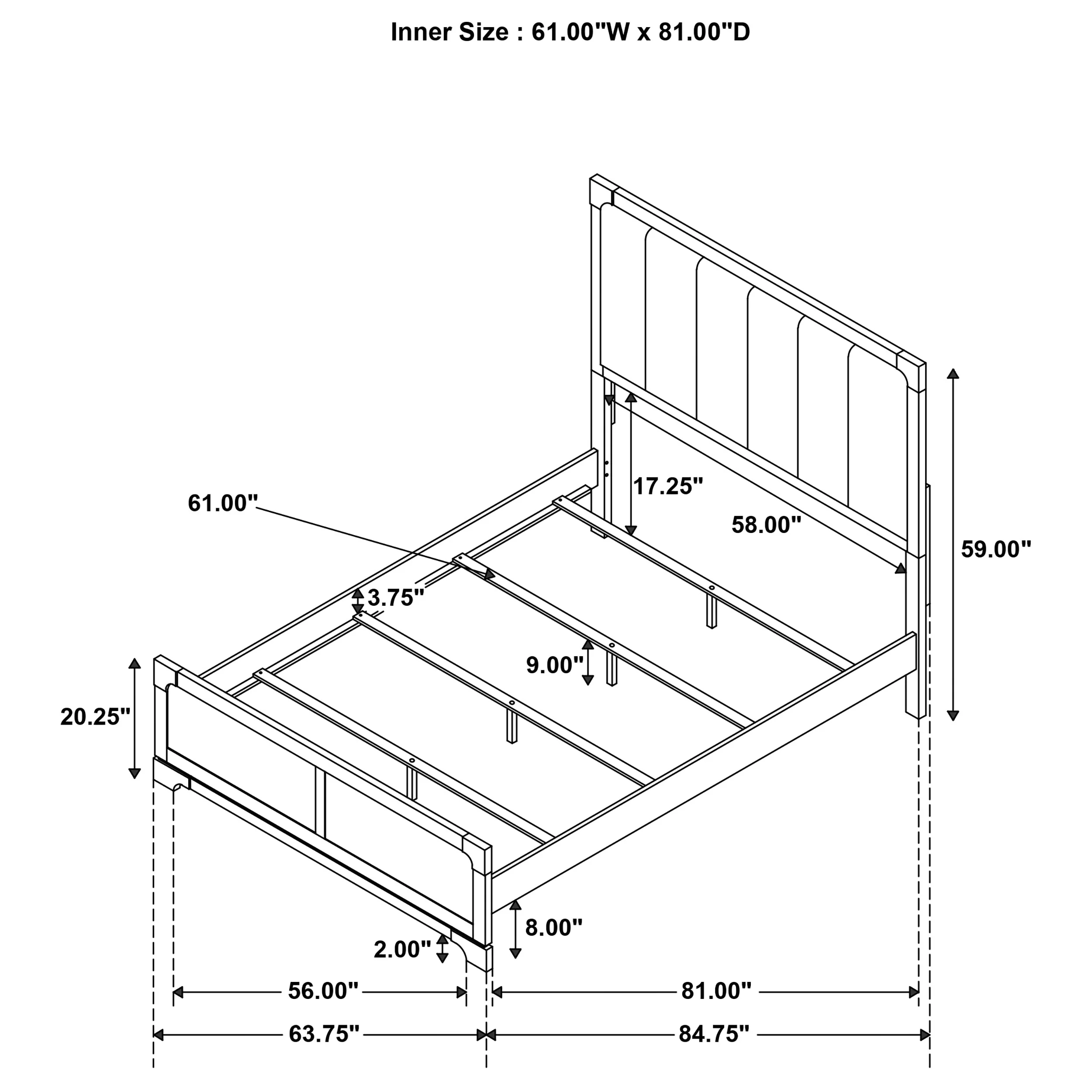 Gran Park Panel Bed - Image 10