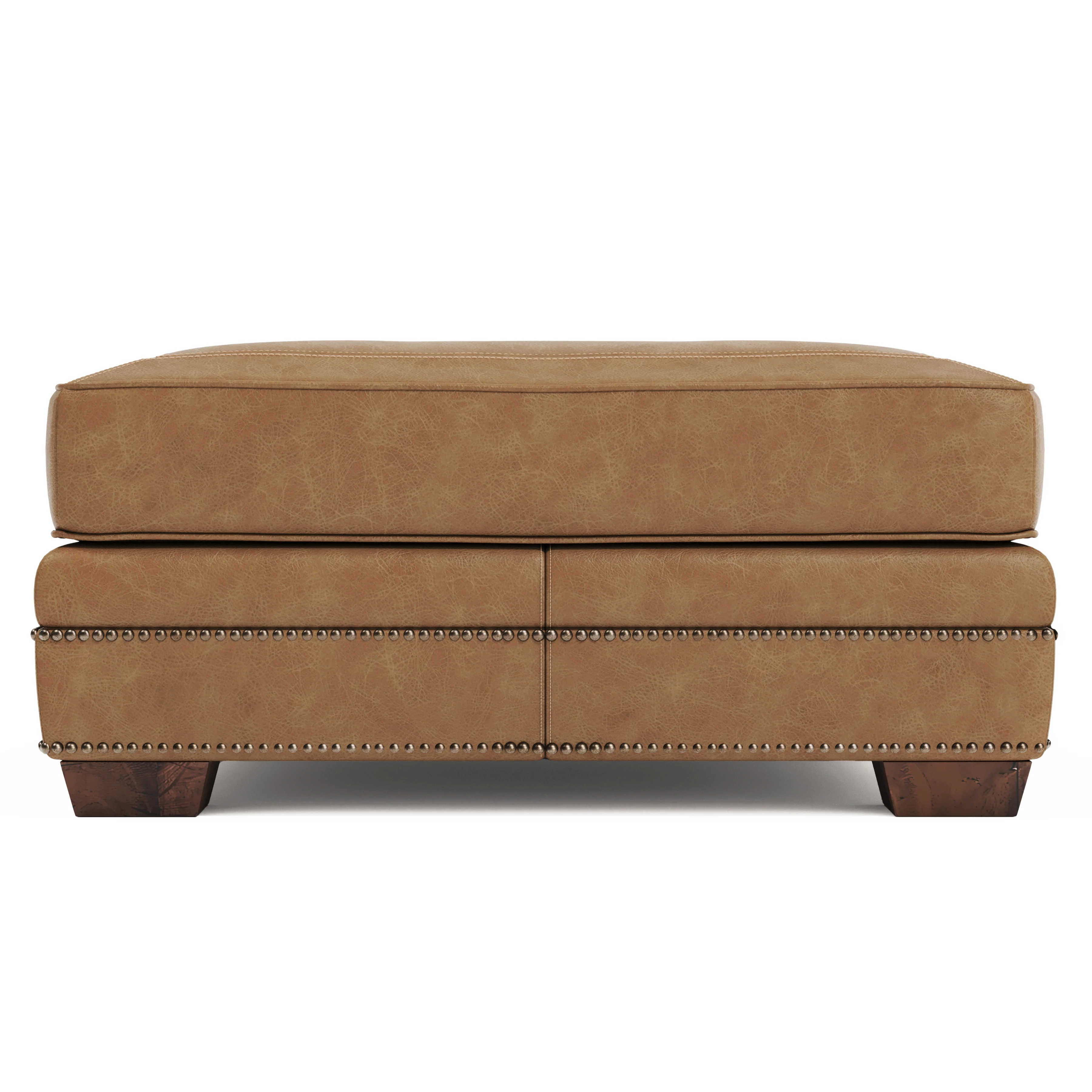 Grandview Leather Ottoman - Image 6