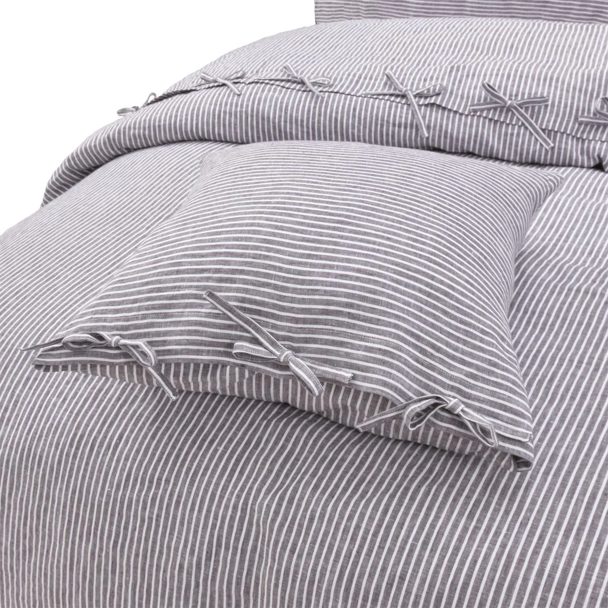 Grant 5-Piece King Duvet Set Charcoal - Image 5
