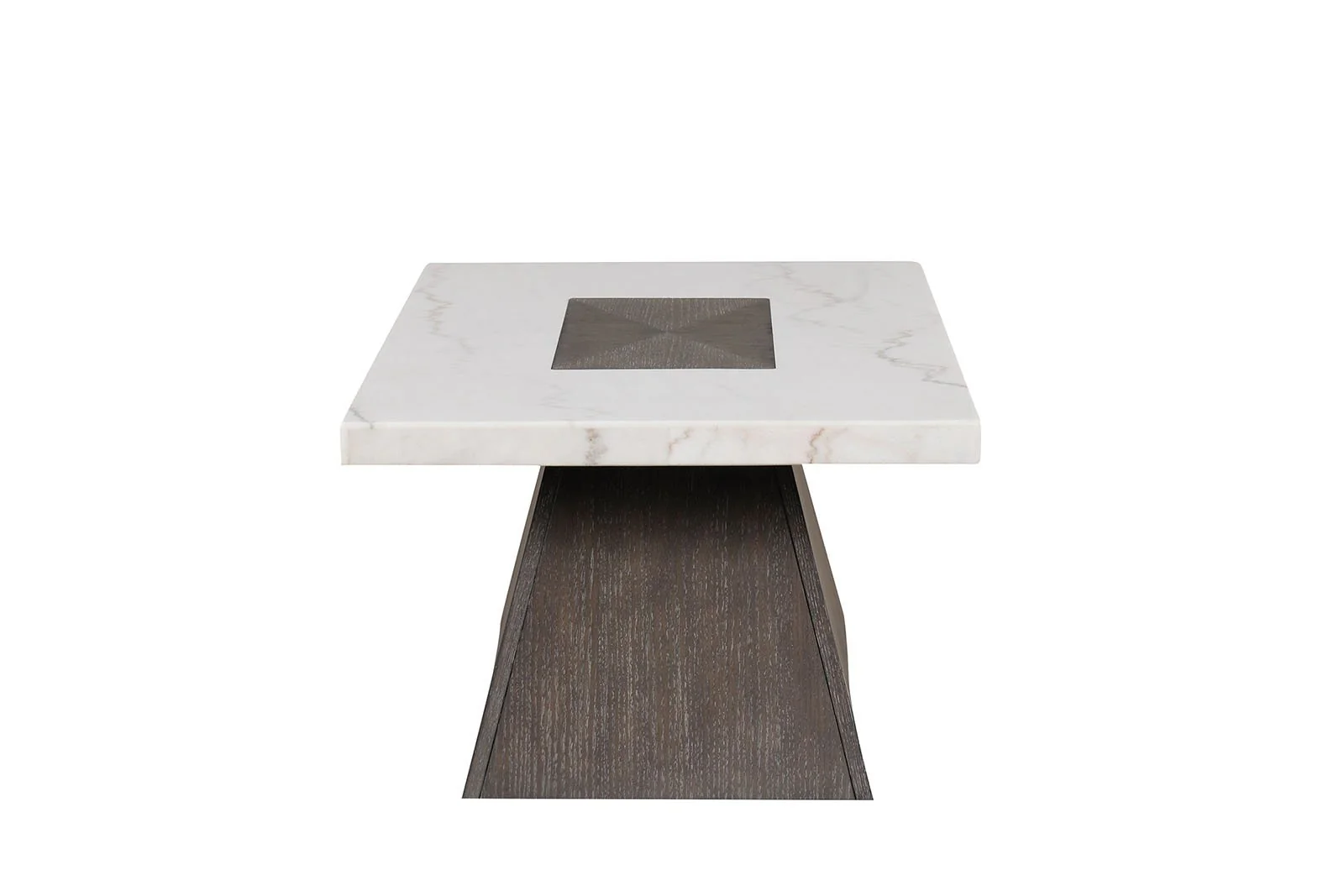 Grasten Square Coffee Table, Dark Walnut/White - Image 7