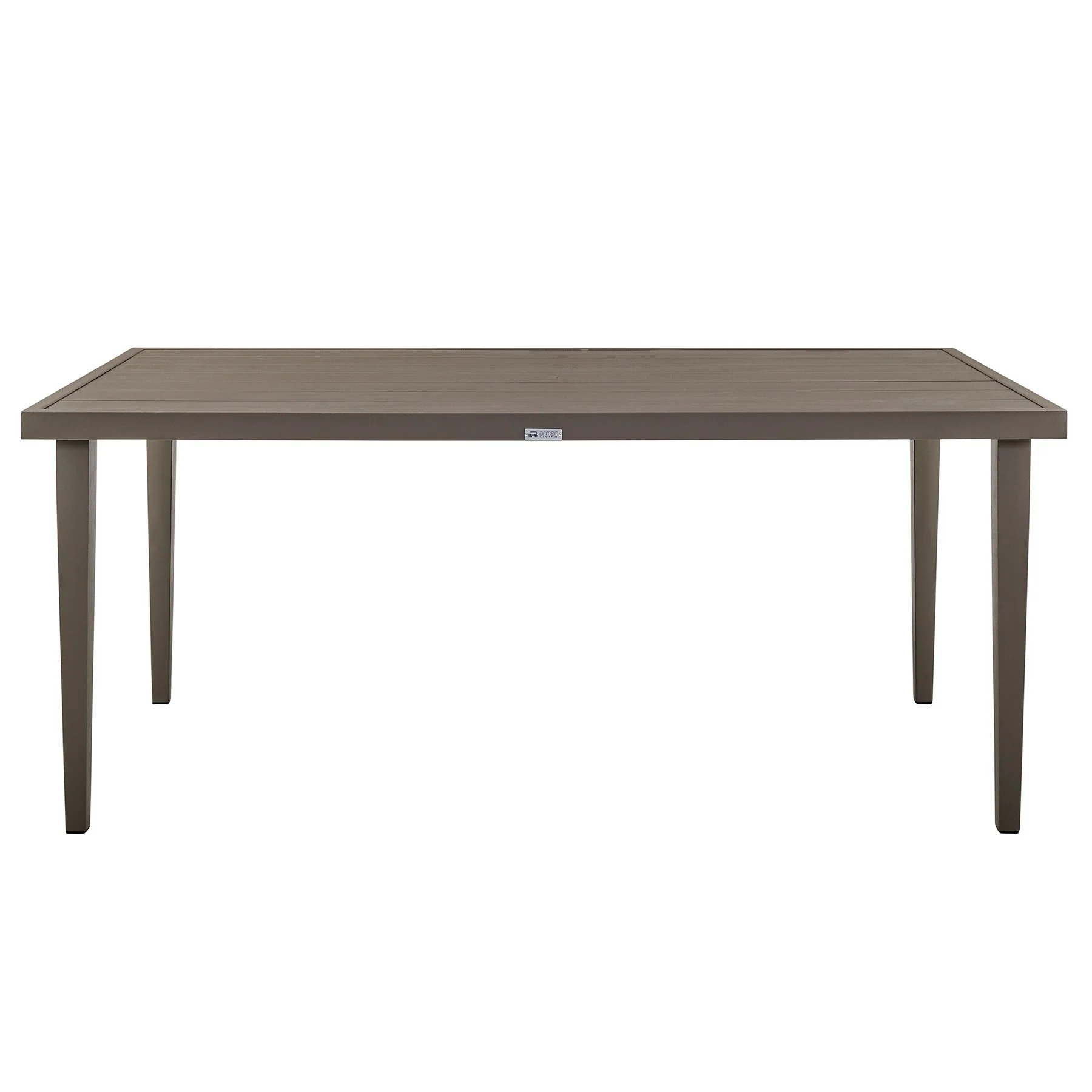 Grenada 7 Piece Gray Aluminum Outdoor Dining Set with Gray Fabric - Image 4