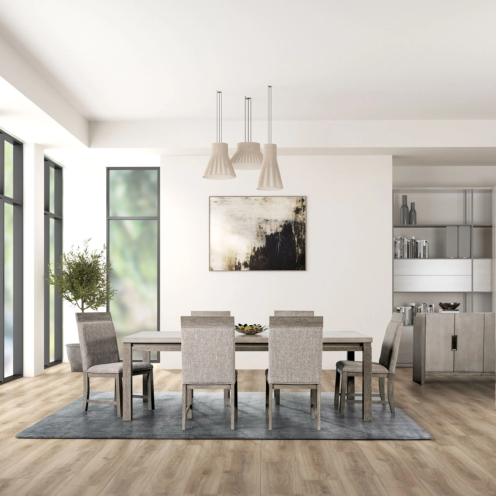 Gristalt Dining Table, Gray - Image 2