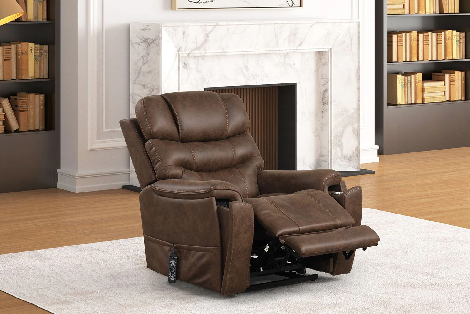 Guinevra Lift Chair, Walnut - Image 2