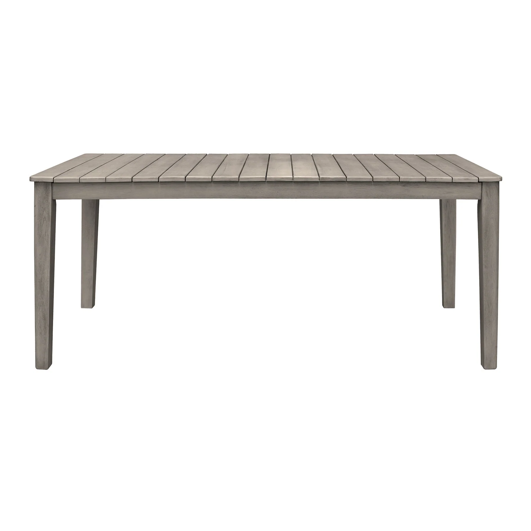 Haiti 7-Piece Patio Outdoor Dining Set in Gray Acacia Wood and Rope - Image 2