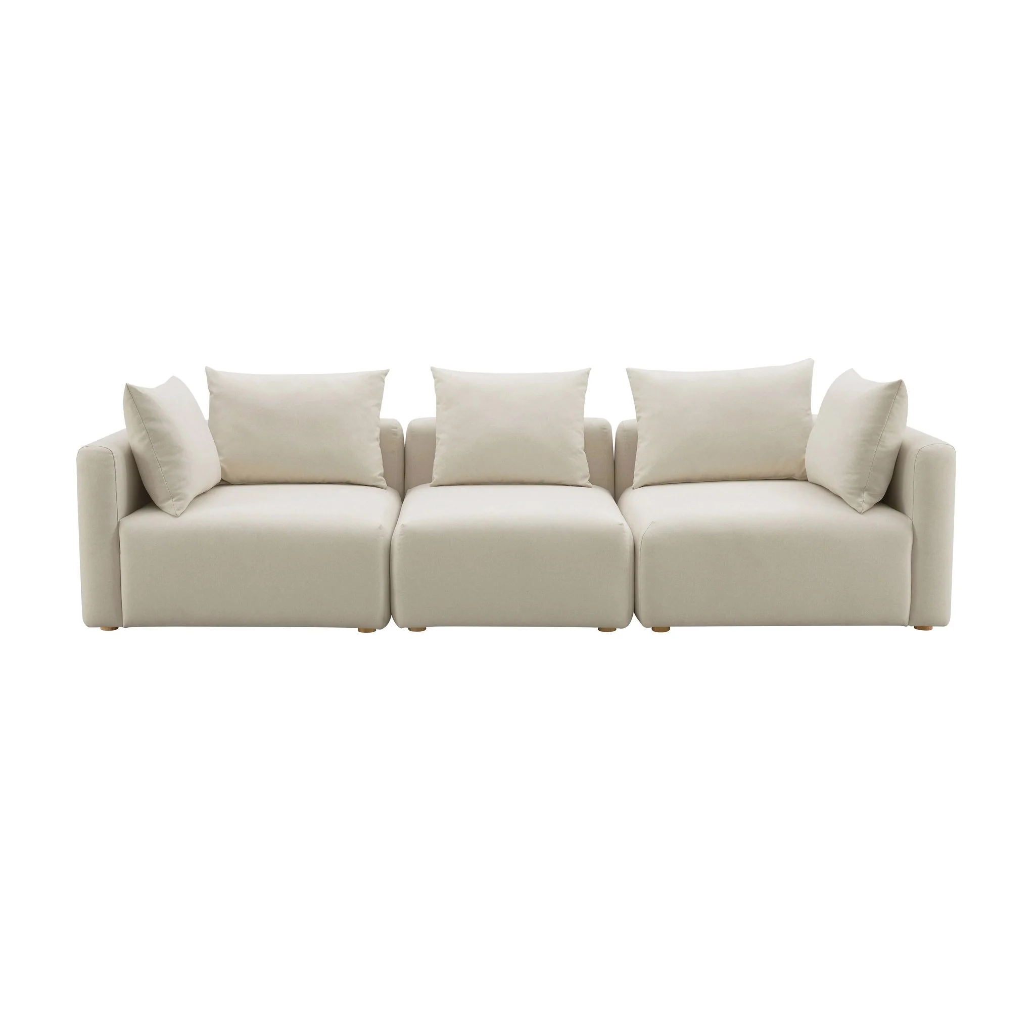 Hangover Cream Performance Linen Sofa - Image 3