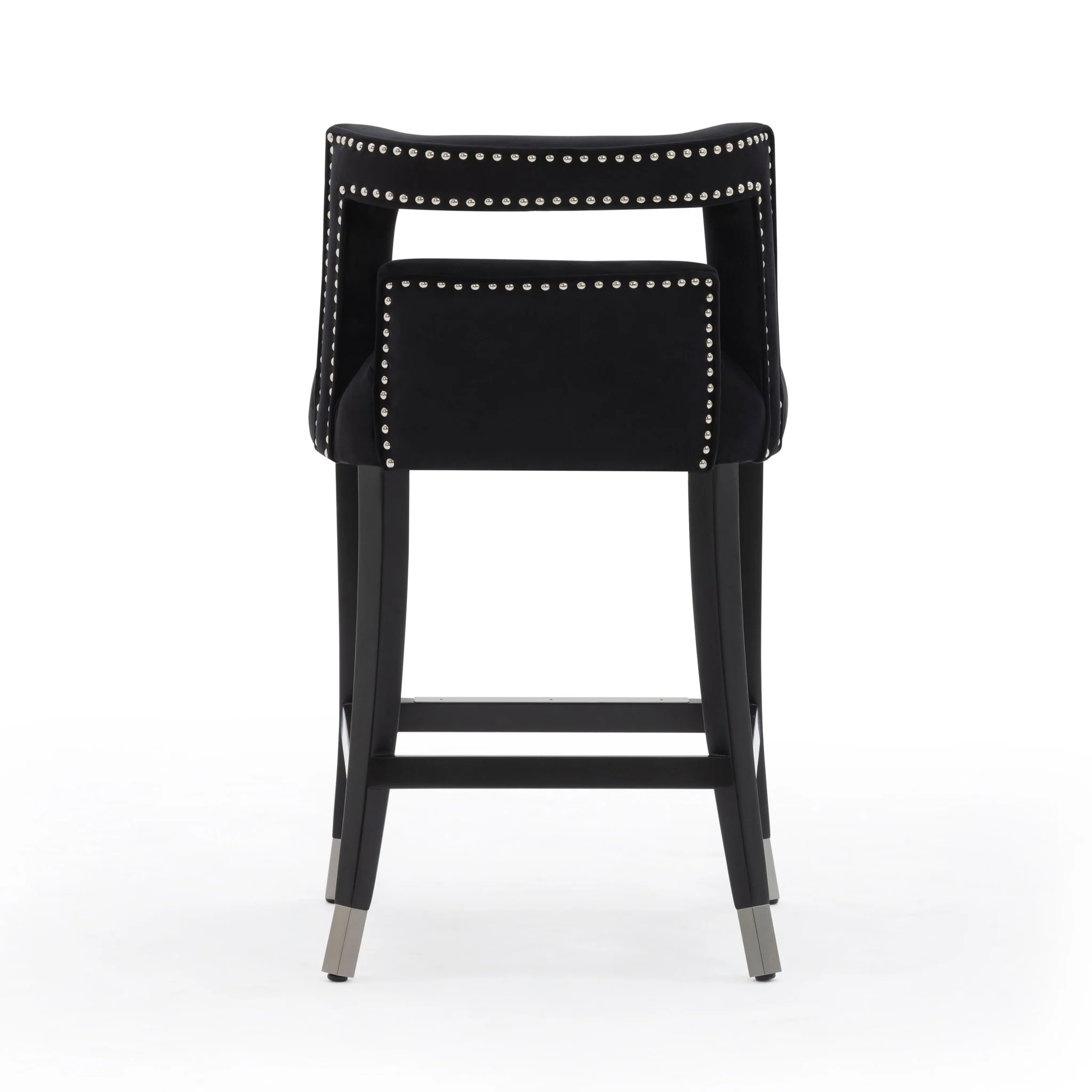 Hart Black Velvet Counter Stool - Image 4