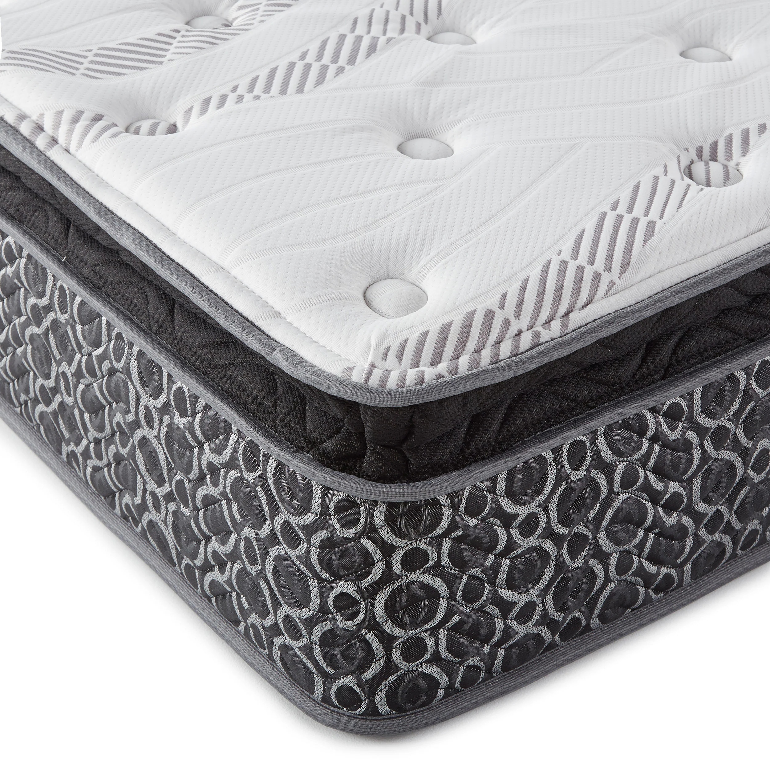 Hayes Medium Plush Pillow Top Hybrid Mattress - Image 17