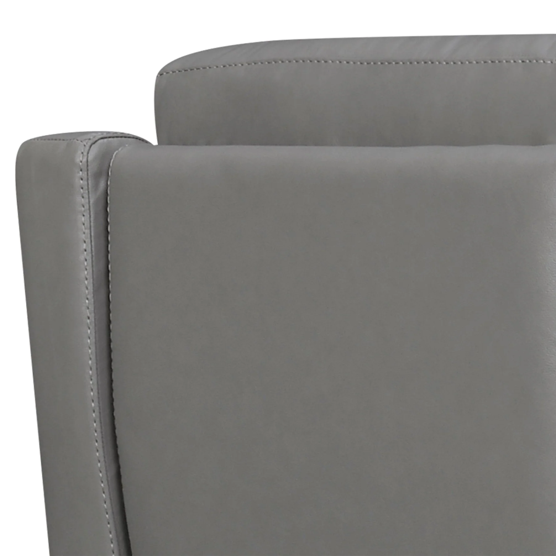 Hayward 82" Dark Gray Genuine Leather Power Reclining Sofa - Image 7