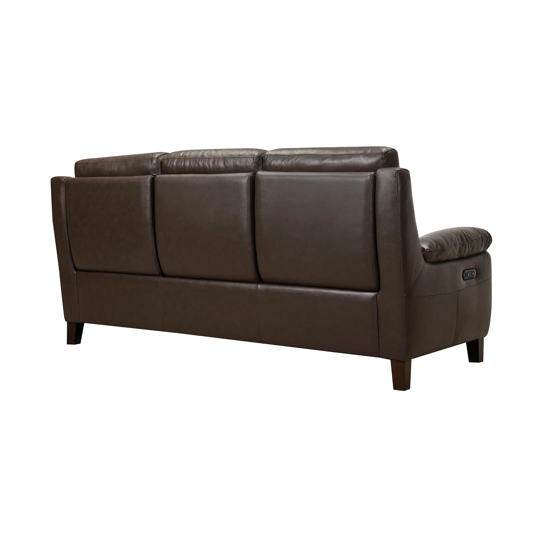 Hayward 82" Espresso Genuine Leather Power Reclining Sofa - Image 4