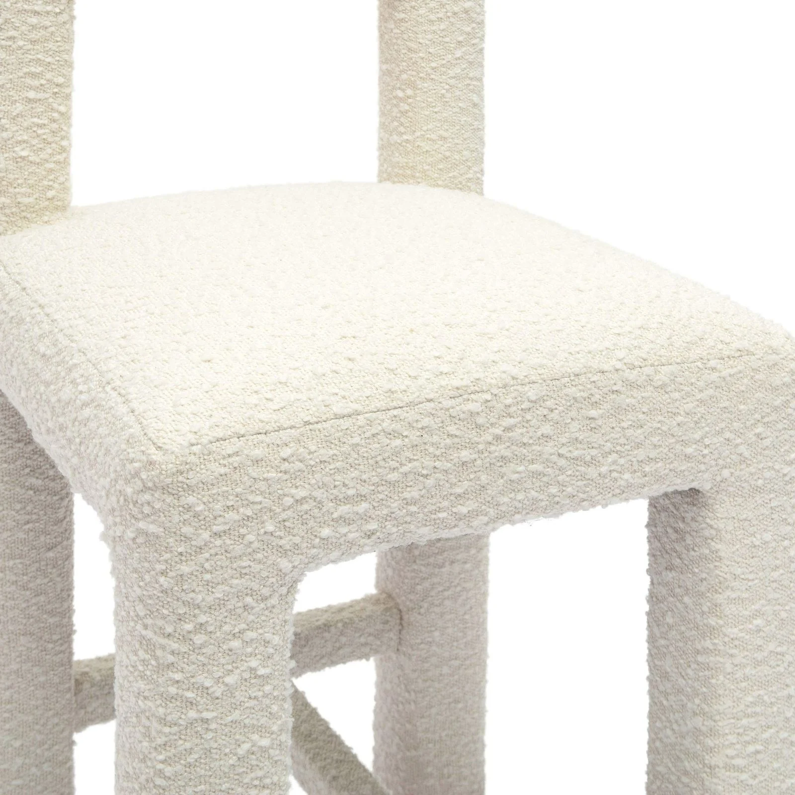 Hazel Cream Boucle Counter Stool - Image 5