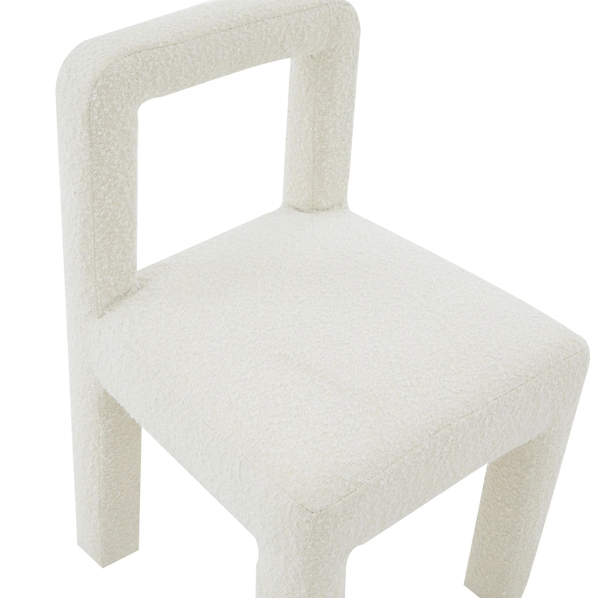 Hazel Cream Boucle Dining Chair - Image 5