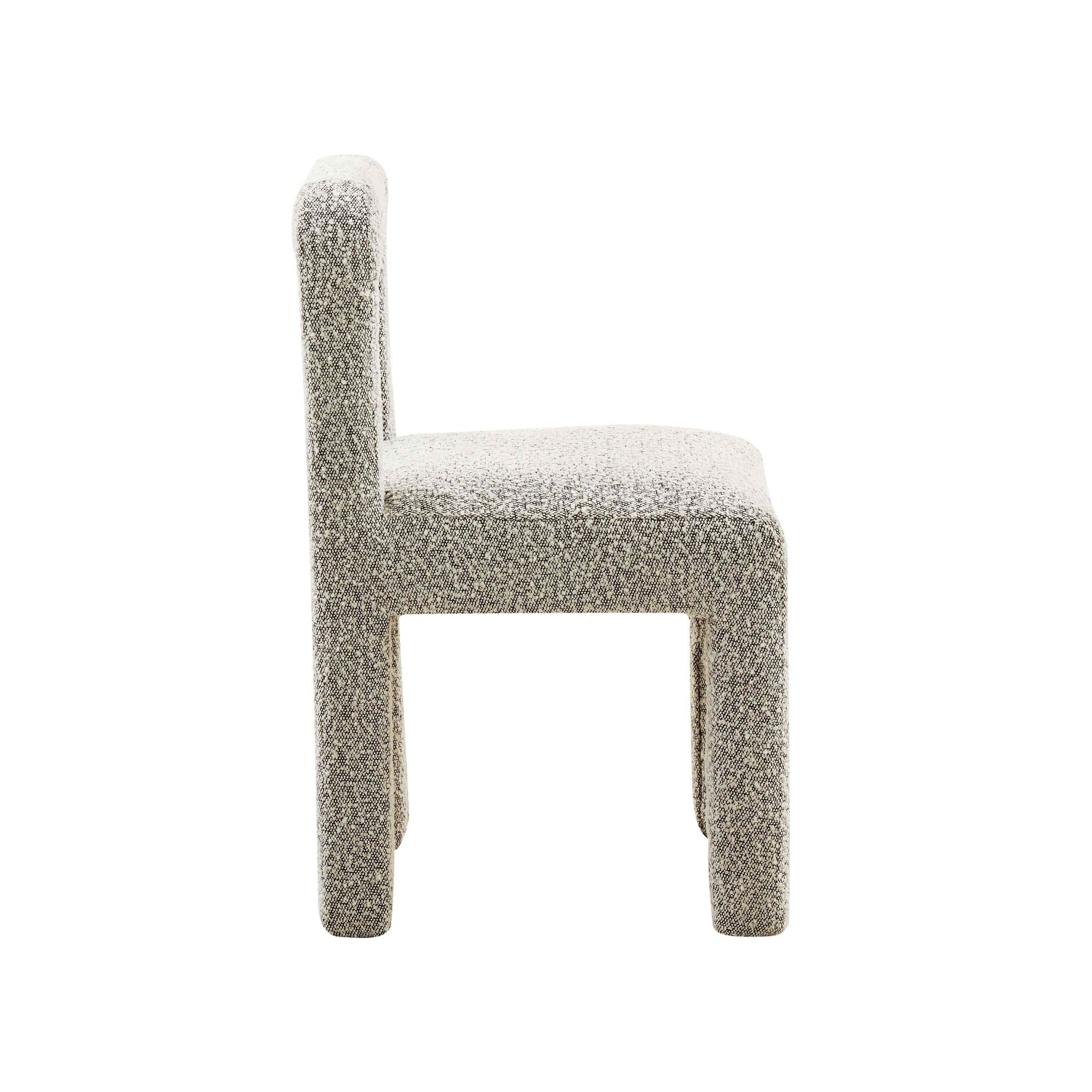 Hazel Grey Boucle Dining Chair - Image 4