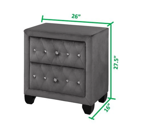 Hazel King Bed 4 Gray - Image 14
