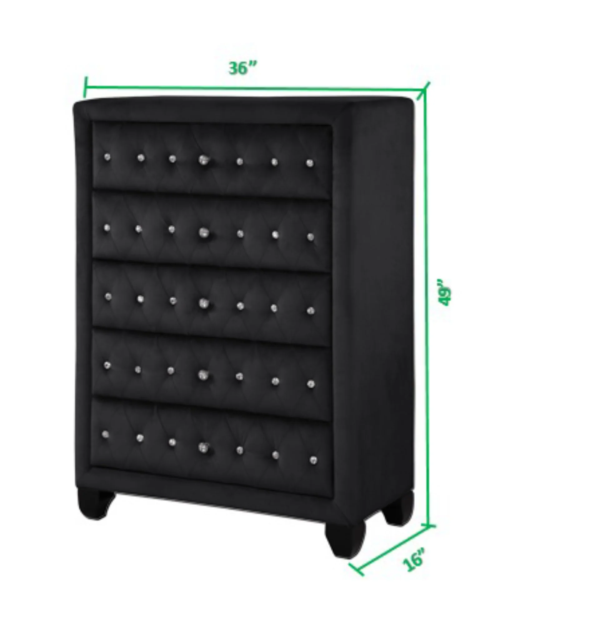 Hazel King Bed 5 Black - Image 19