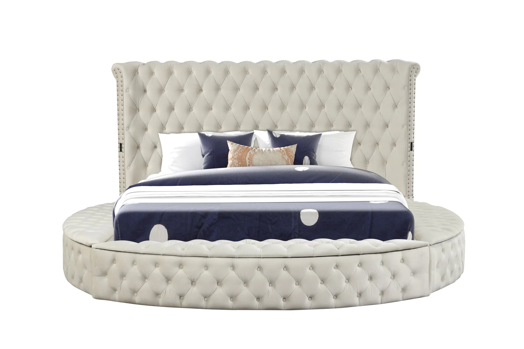 Hazel King Bed Cream - Image 3