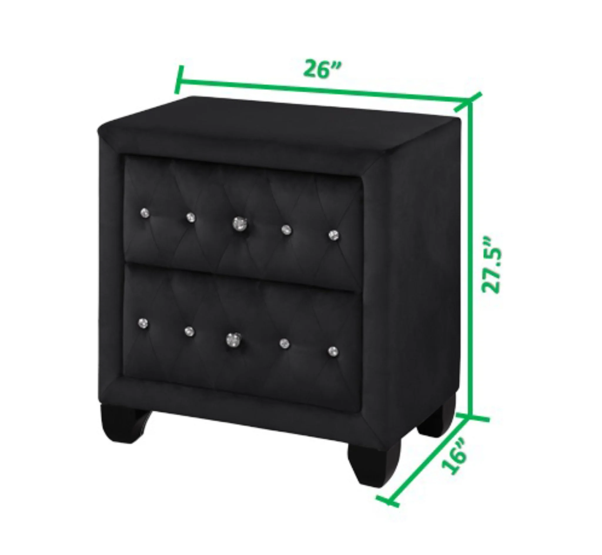 Hazel Queen Bed 5 Black - Image 14