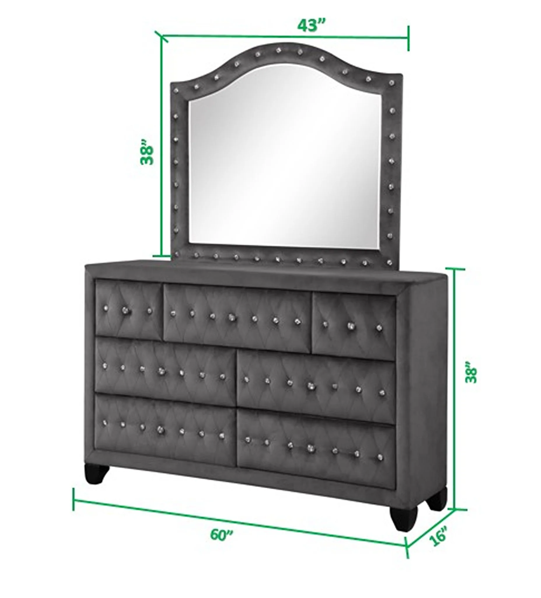 Hazel Queen Vanity 5 Gray - Image 8