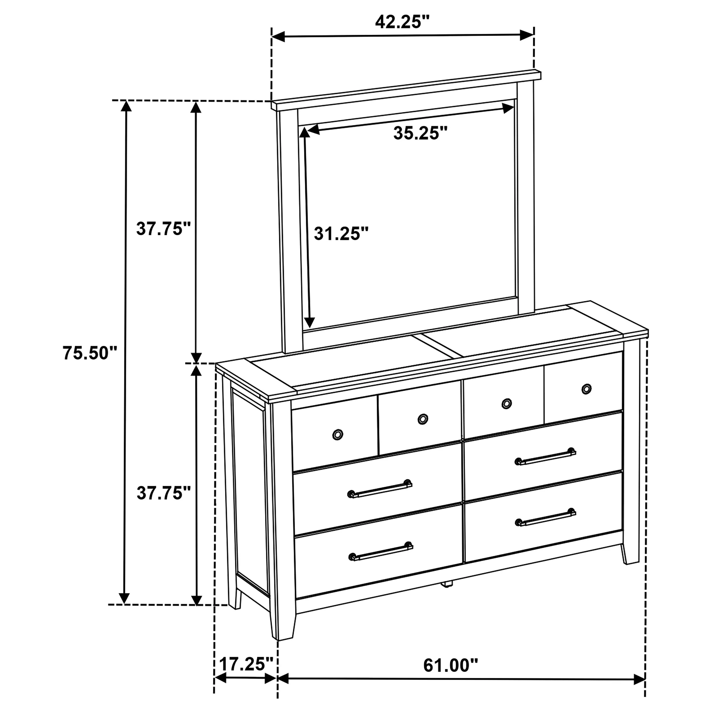 Hazlewood Dresser with Mirror - Image 13