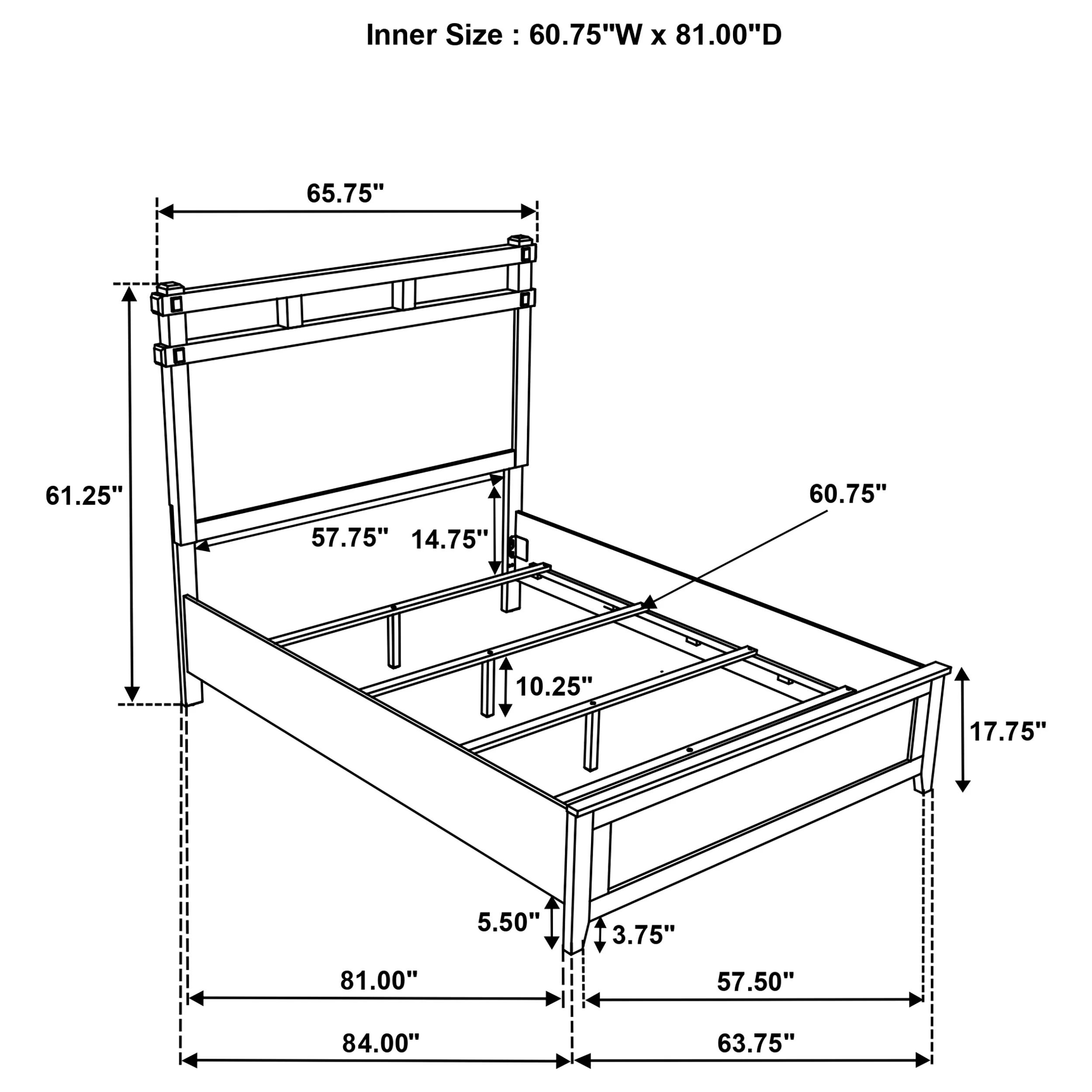 Hazlewood Panel Bed - Image 9