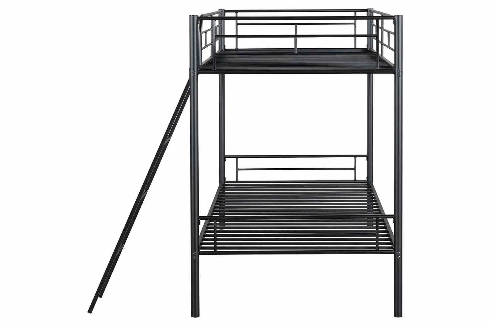 Hector Twin/Twin Metal Bunk Bed (K/D), Black - Image 5