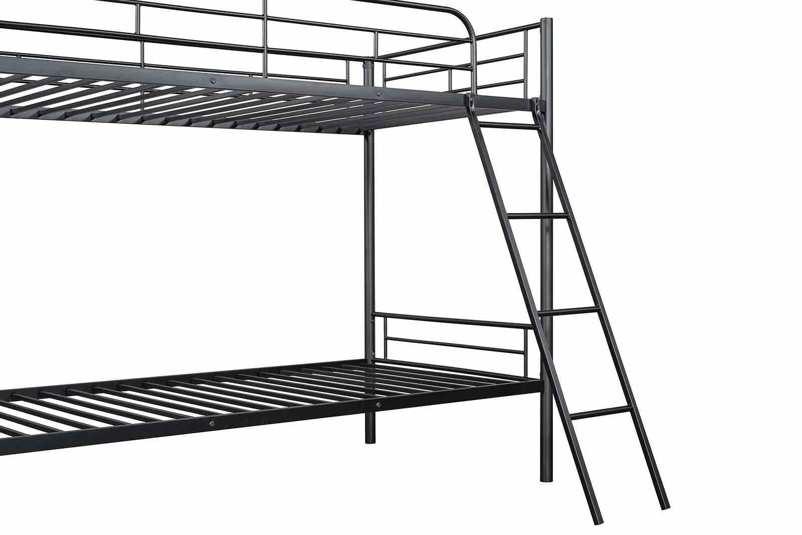 Hector Twin/Twin Metal Bunk Bed (K/D), Black - Image 6