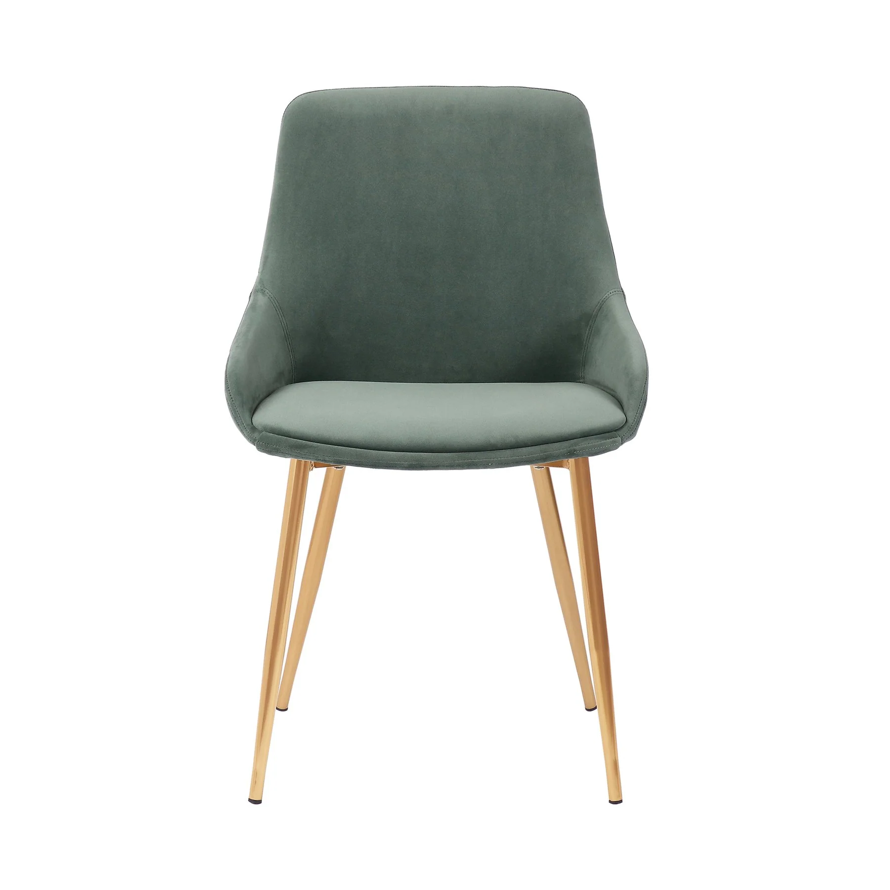 Heidi Sage Velvet Dining Accent Chair - Image 2