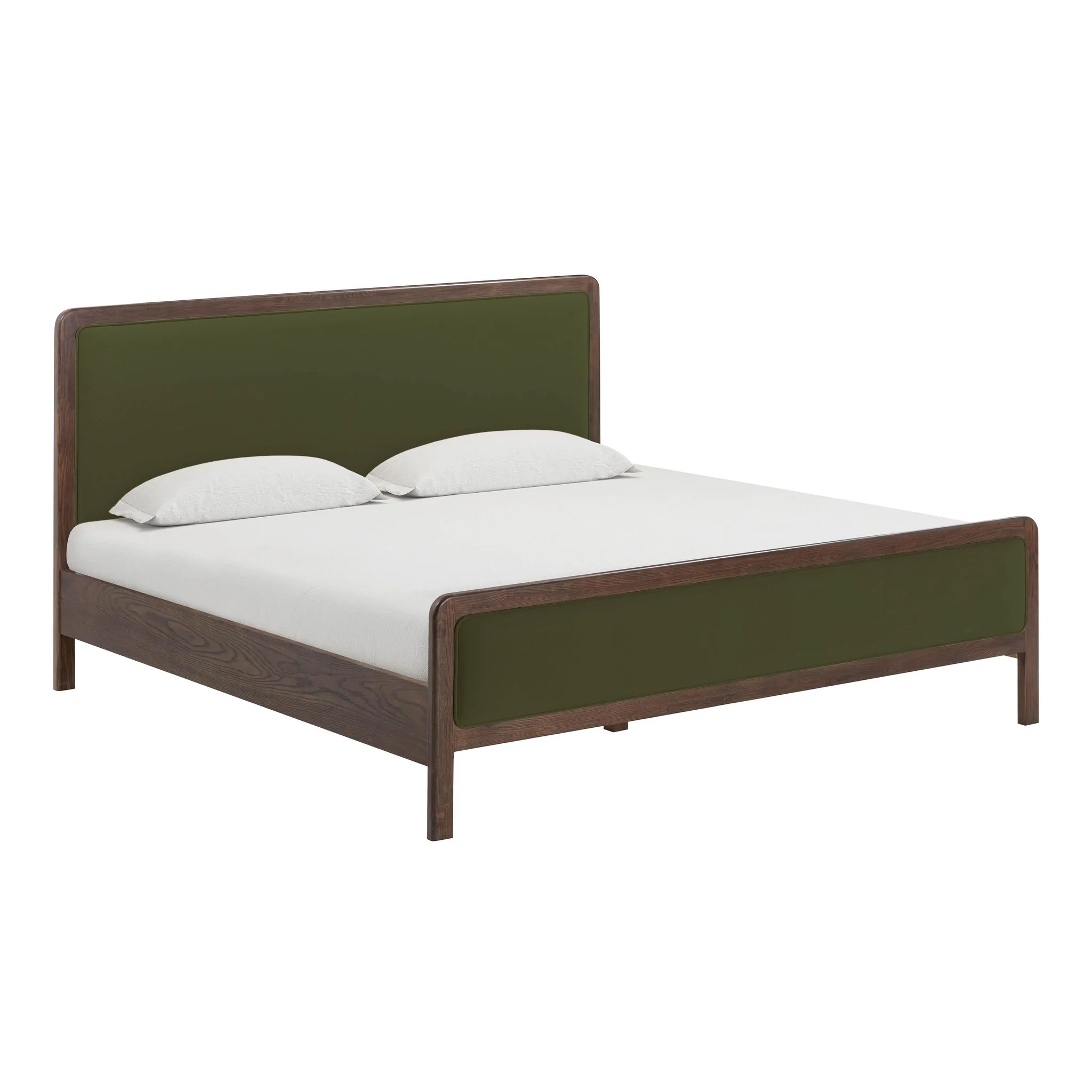 Hella Forest Green Velvet King Bed - Image 3