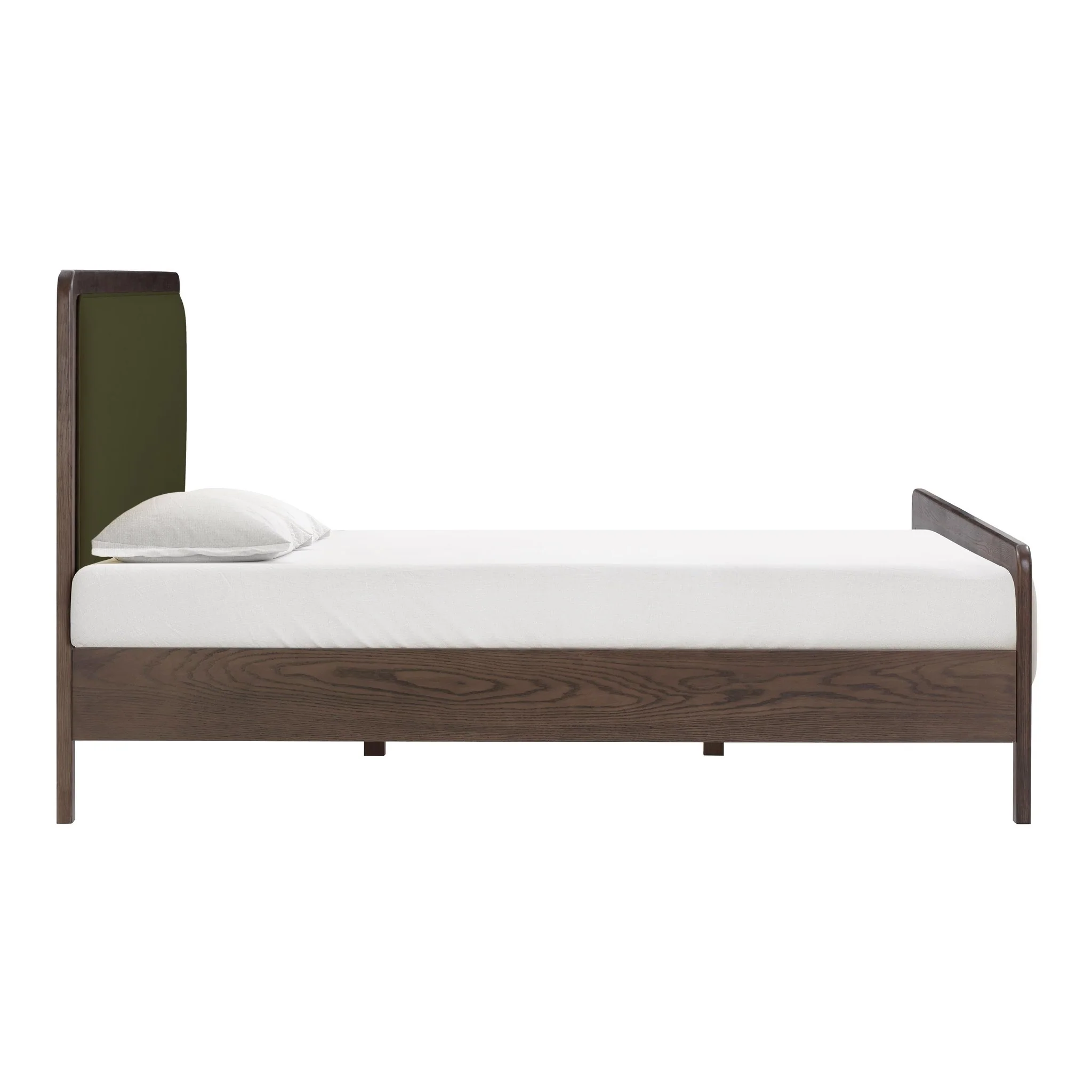 Hella Forest Green Velvet King Bed - Image 4