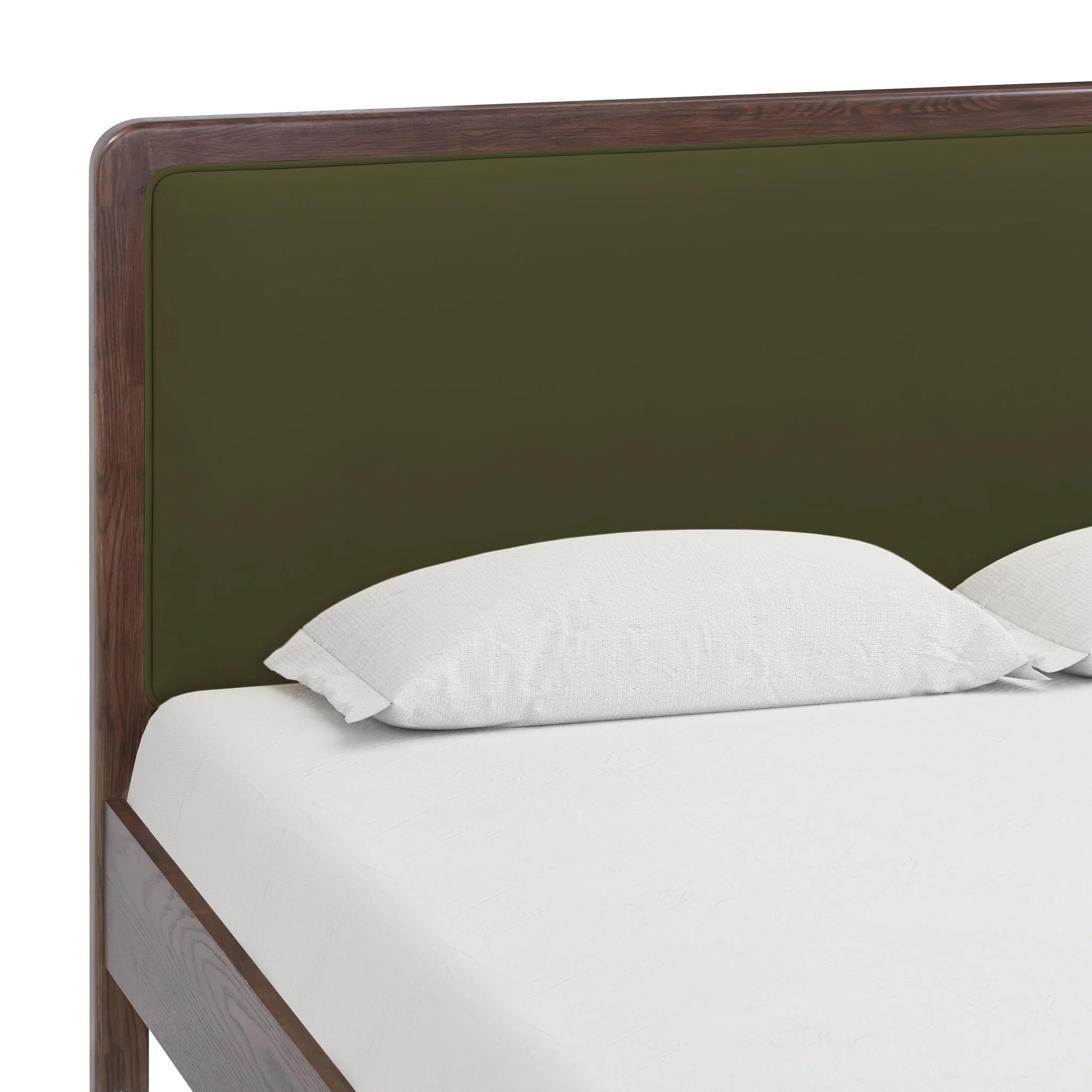 Hella Forest Green Velvet Queen Bed - Image 5