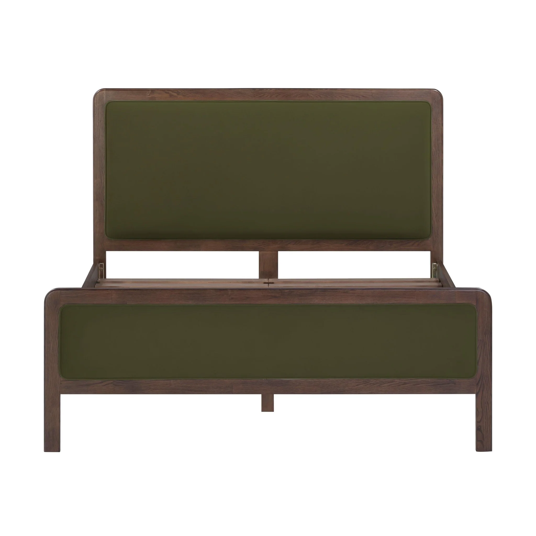 Hella Forest Green Velvet Queen Bed - Image 7