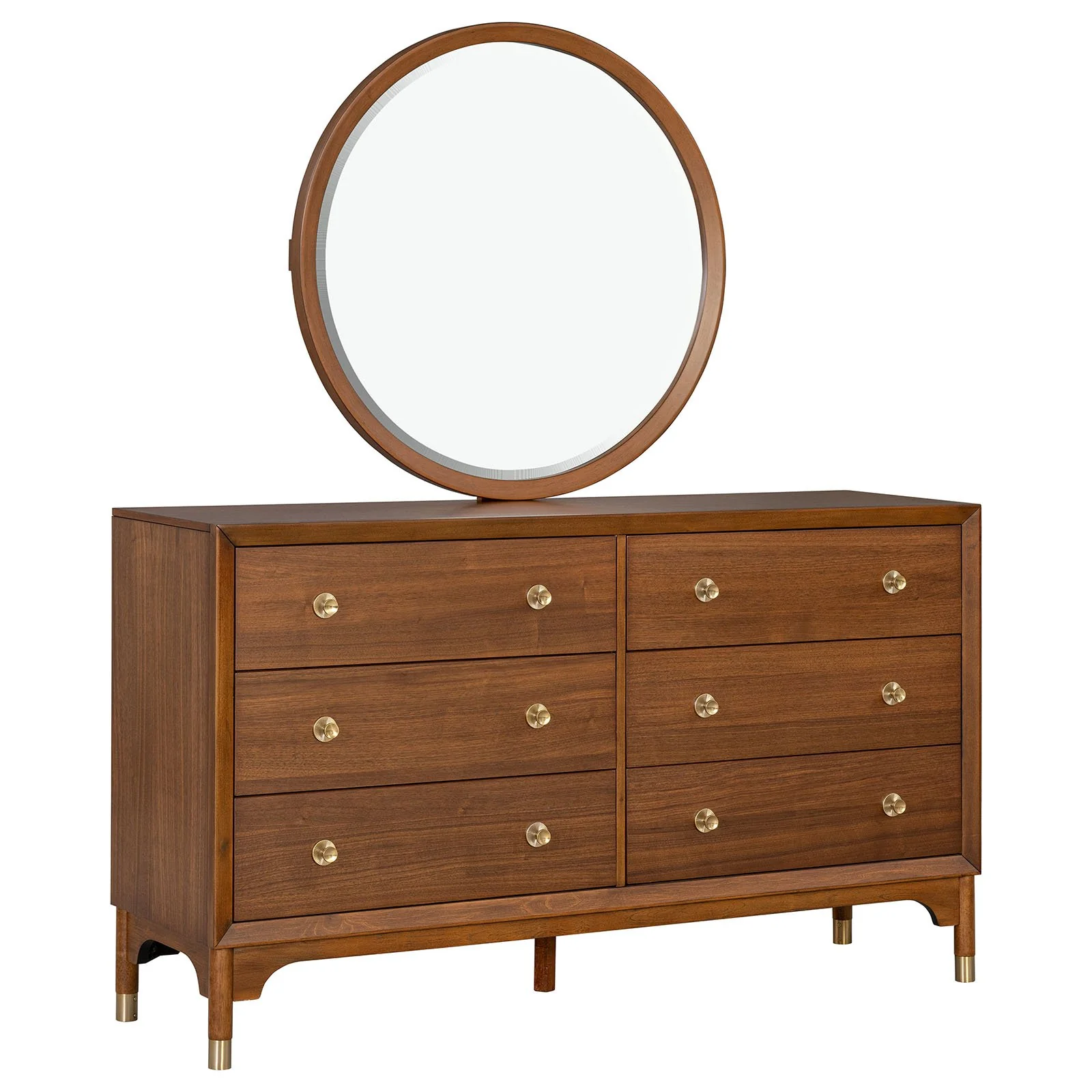 Hepburne Mirror, Walnut - Image 2