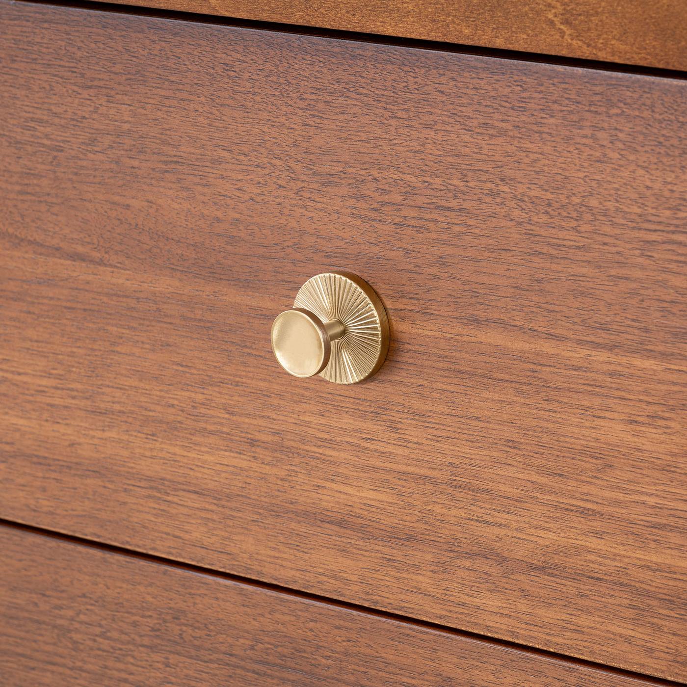Hepburne Nightstand w/ USB & LED, Walnut - Image 5