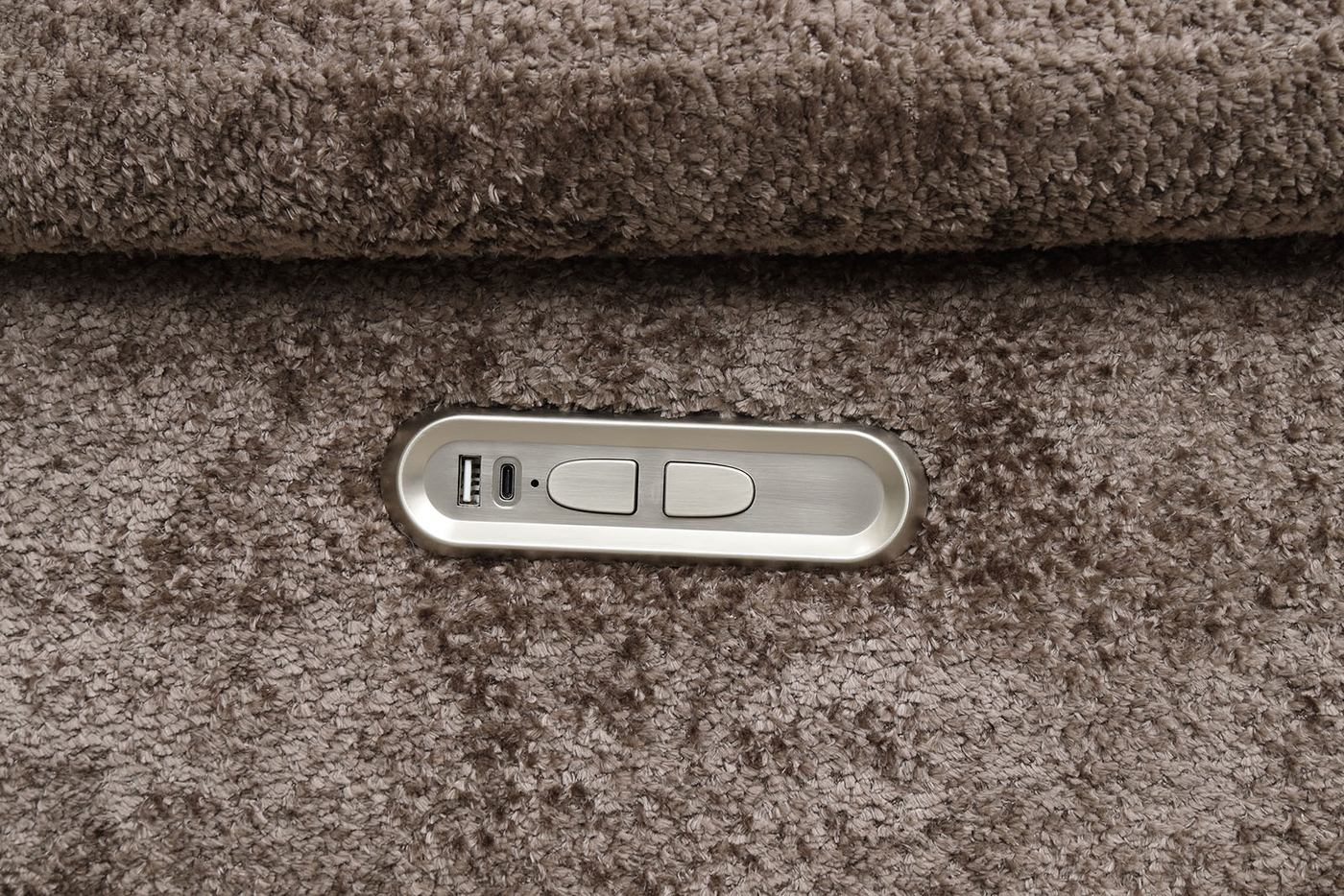 Hieronymus Power Sectional, Dark Brown - Image 5