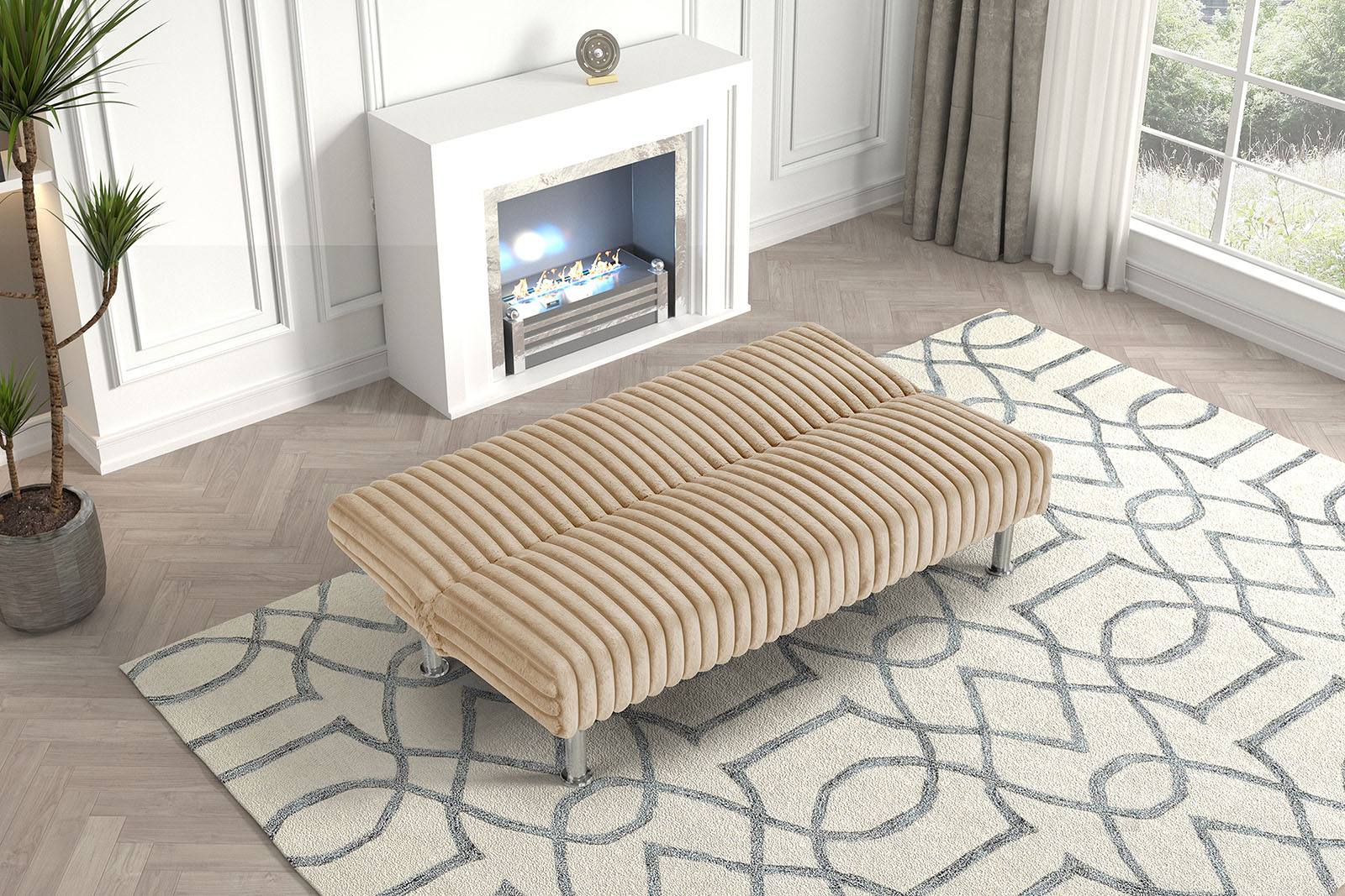 Hinwil Futon Sofa Bed, Taupe - Image 2
