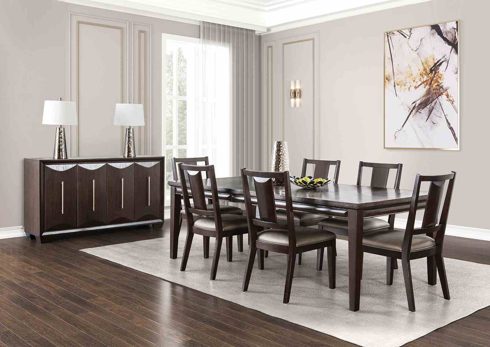 Hinwitz Side Chair (2/CTN), Espresso - Image 2
